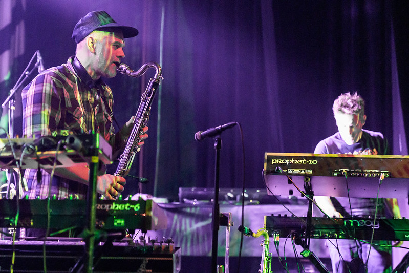 Lars Horntveth and Øystein Moen, Jaga Jazzist, at Moldejazz 2026 — jazz photo by Daniel Mège | All About Jazz