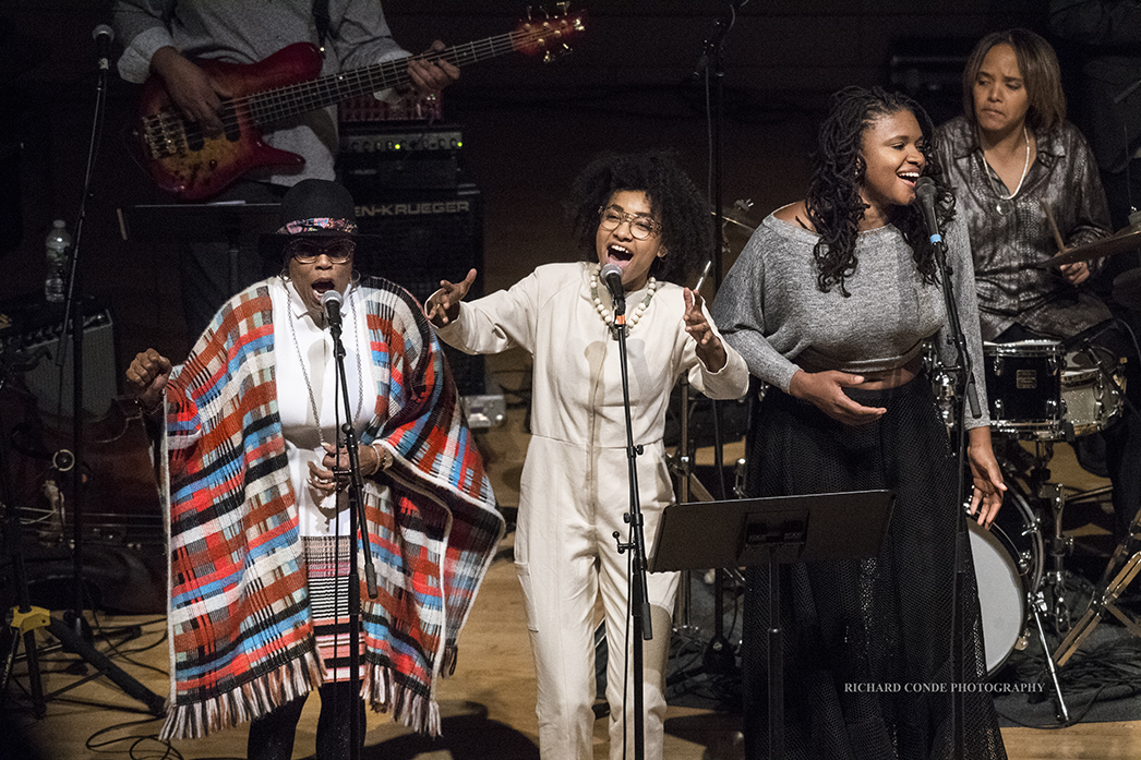 Dee Dee Bridgewater, Esperanza Spalding, Liz Wright and Terri Lynne Carrington at the 2018 Winter Jazz Festival 2018