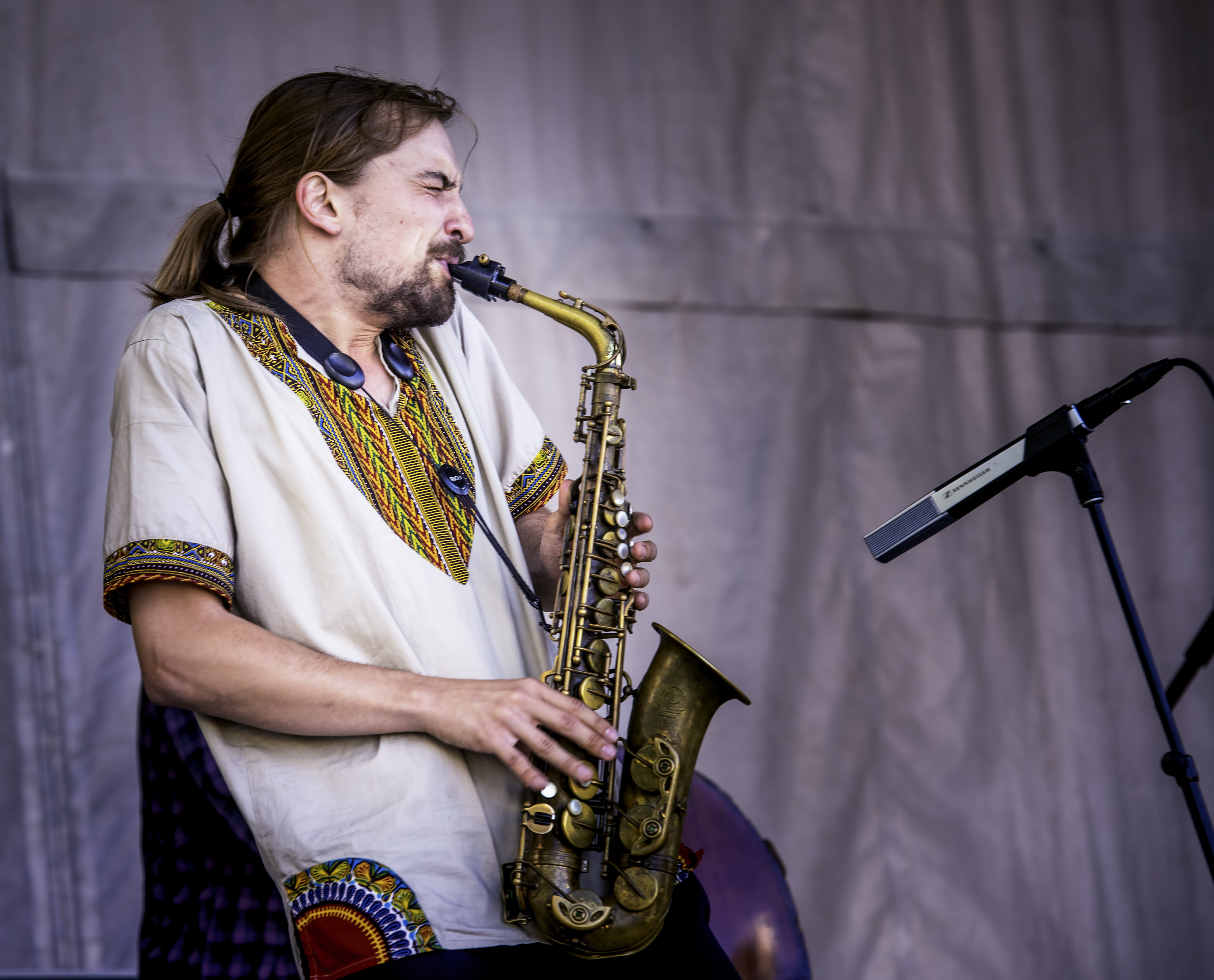 Aurélien Tomasi with the Eyevin Trio at the Guelph Jazz Festival 2019 