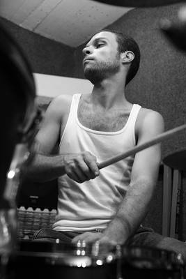 Cyril Regamey During a Rehersal for the Group "Stratometric", Geneva, Switzerland, 2005