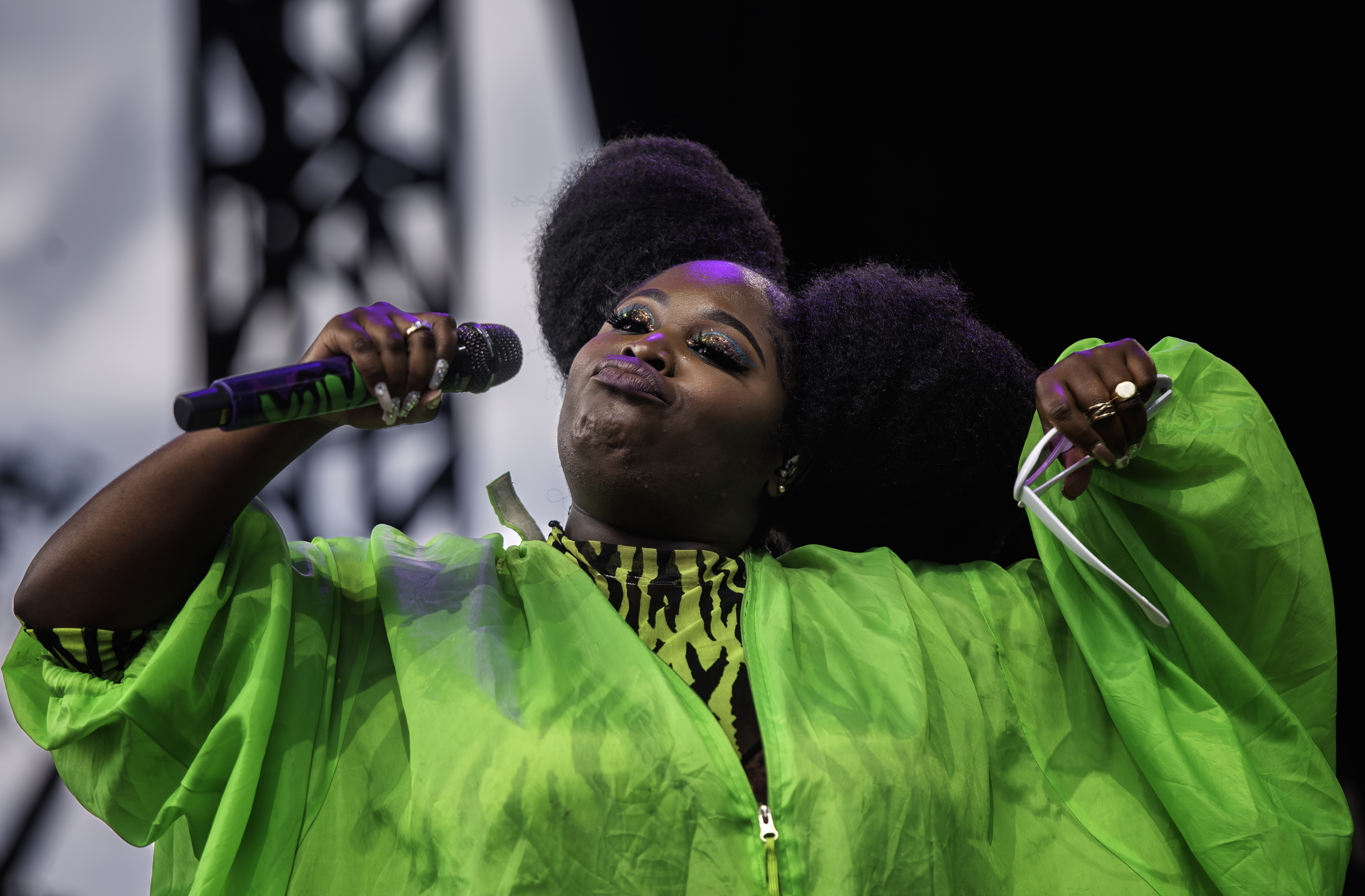 Tarriona "Tank" Ball and the Bangas at Trombone Shorty’s Voodoo Threauxdown at SummerStage