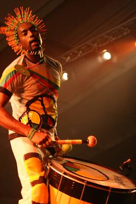 Olodum at the Swiss World Music Festival, Vernier, Geneva, Switzerland, 2005