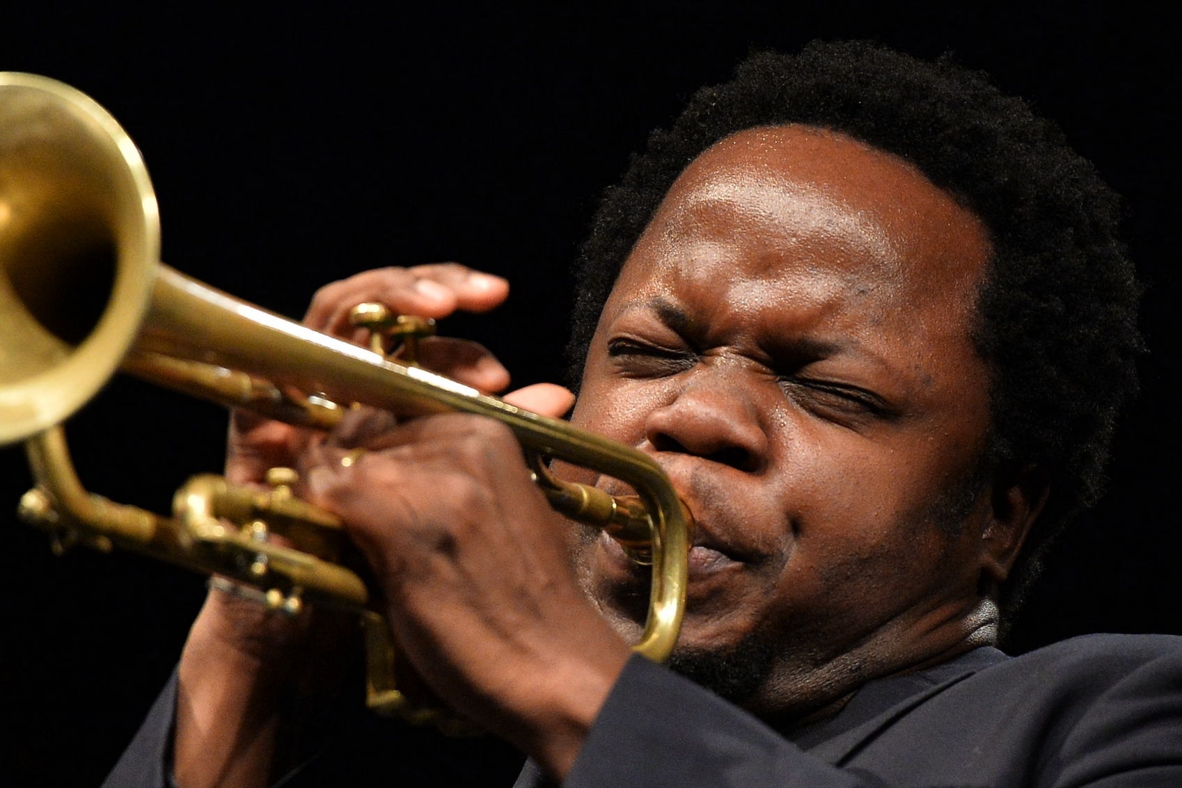 Ambrose Akinmusire with his Quartet