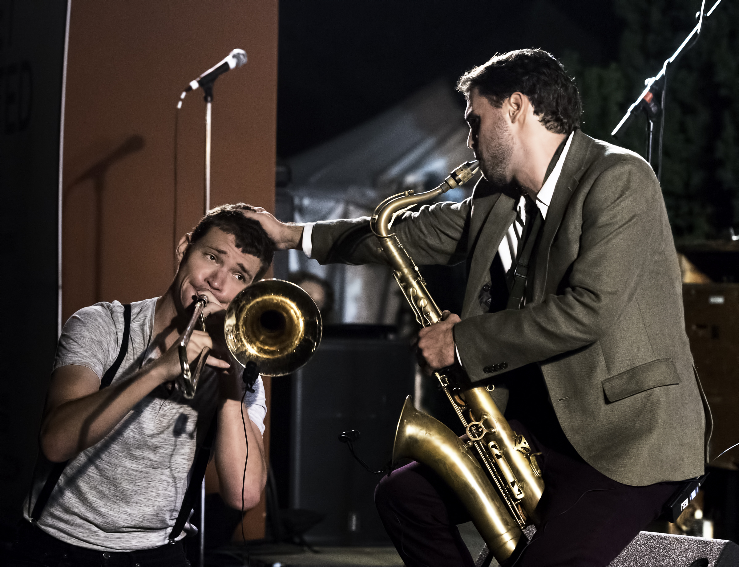 Sam Crittenden and Ben Flocks with Sammy Miller and the Congregation at the Monterey Jazz Festival