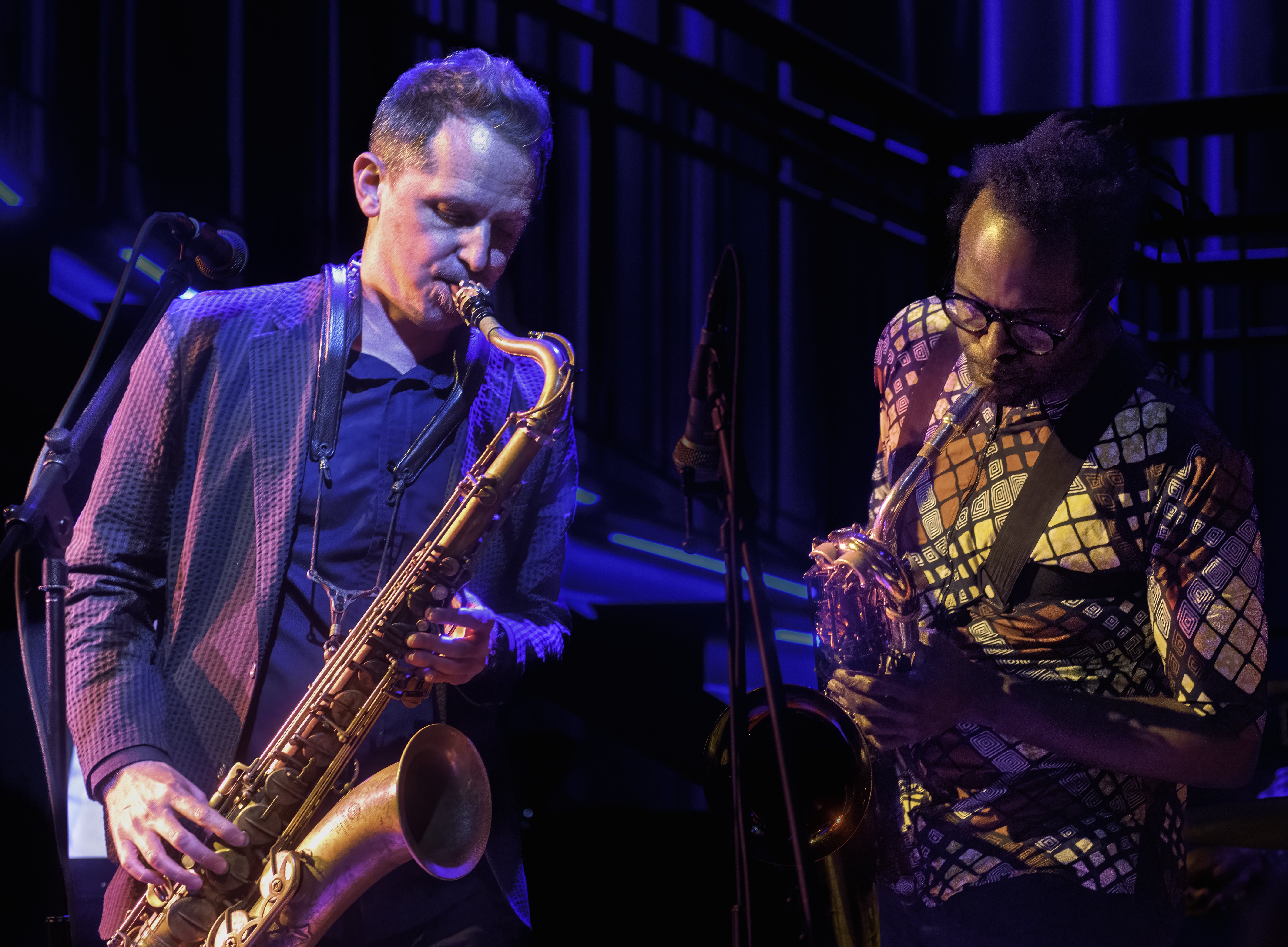 John Ellis and Jason Marshall at Tribute for Dr. Lonnie Smith