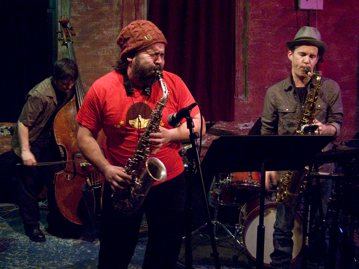 Chris Speed, Oscar Noriega and Trevor Dunn - D'Angelo Benefit, Tea Lounge 2008