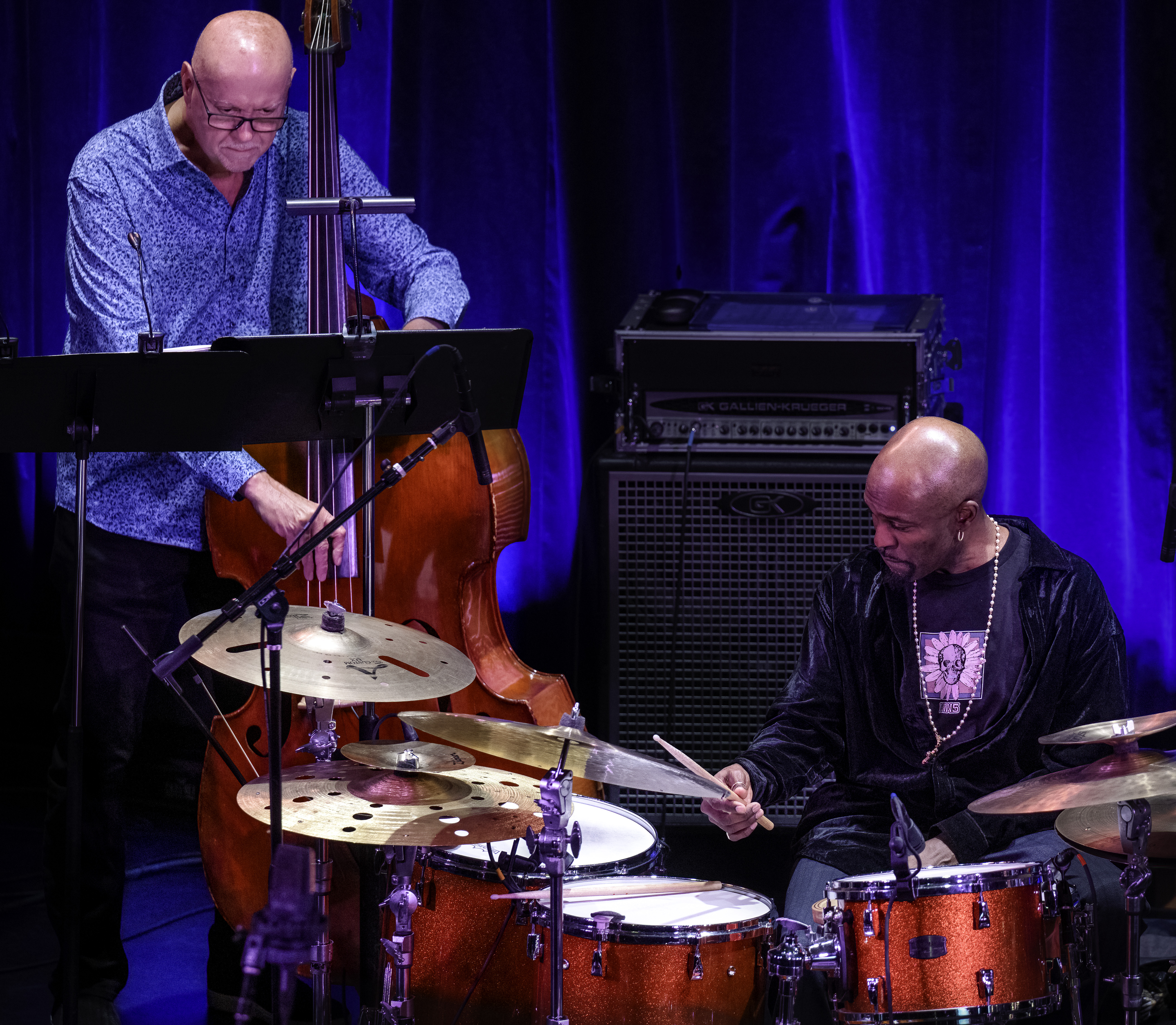 Jay Anderson and Clarence Penn with the Maria Schneider Orchestra At Town Hall