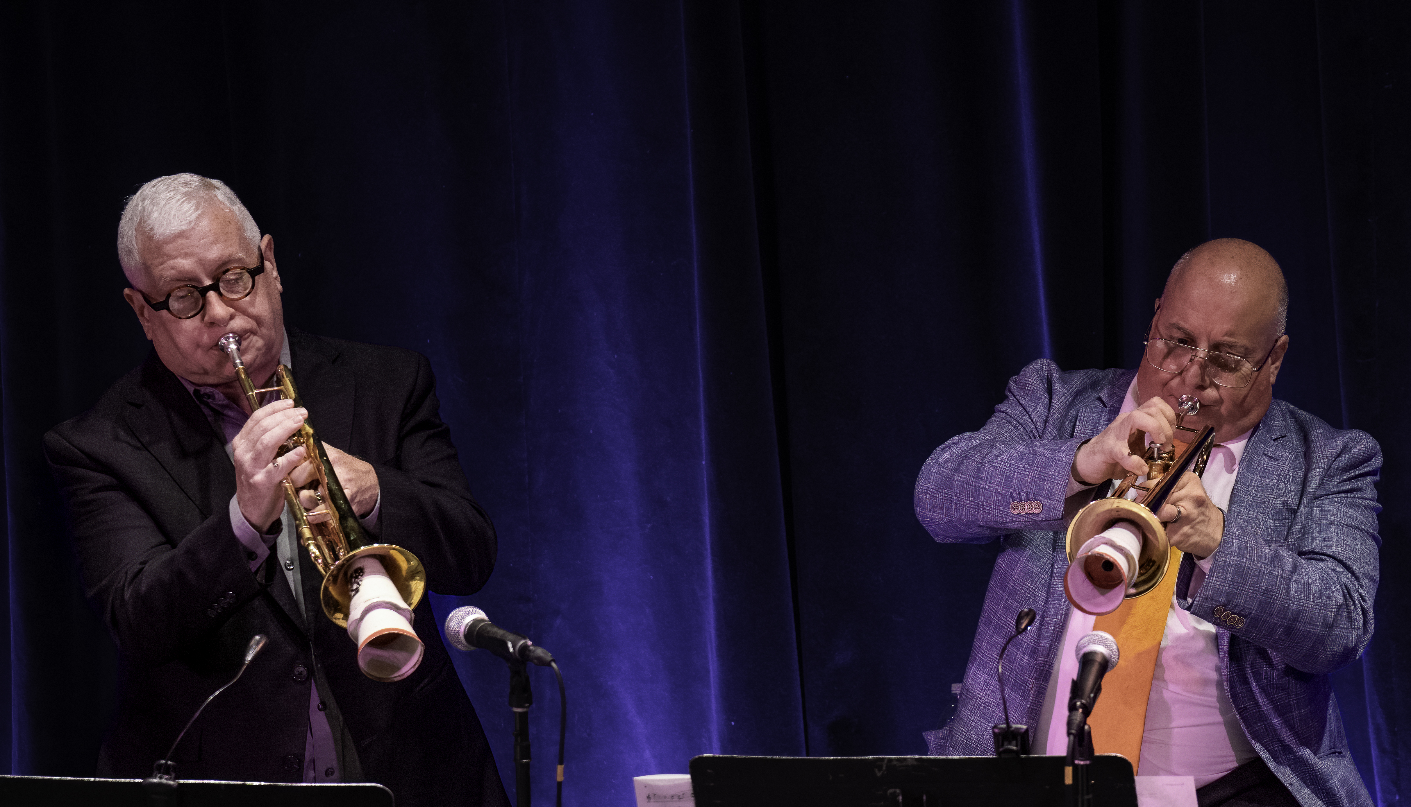 Tony Kadleck and Greg Gisbert with the Maria Schneider Orchestra At Town Hall