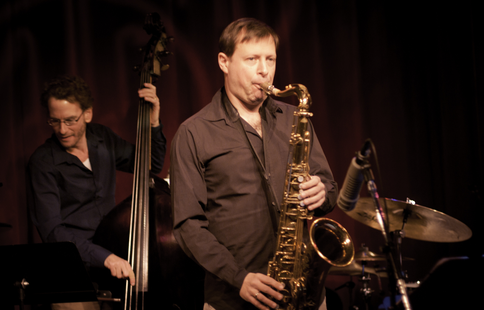 Chris Potter and Larry Grenadier with Overtone Quartet