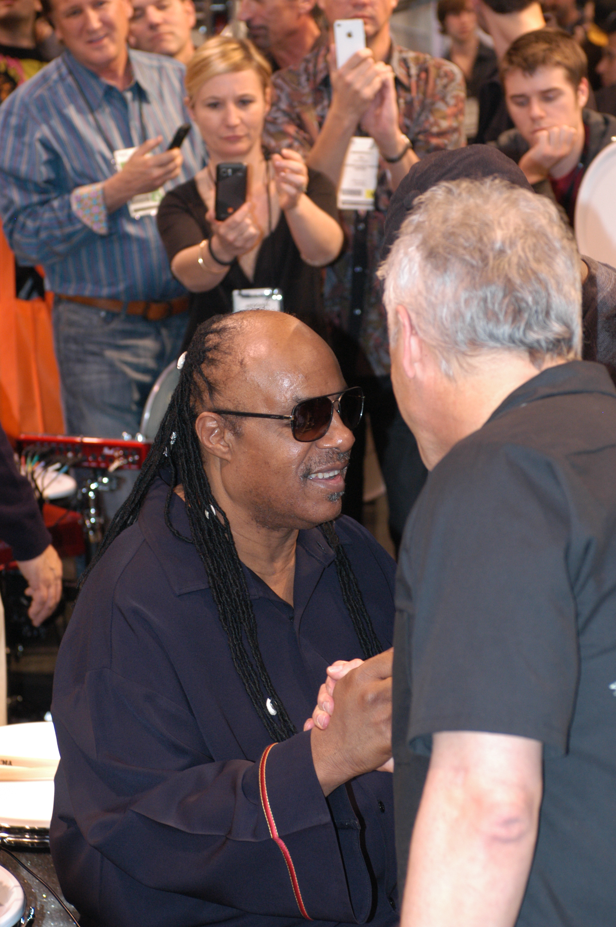 Namm 2012 with Stevie — jazz photo by Bob Sabellico | All About Jazz