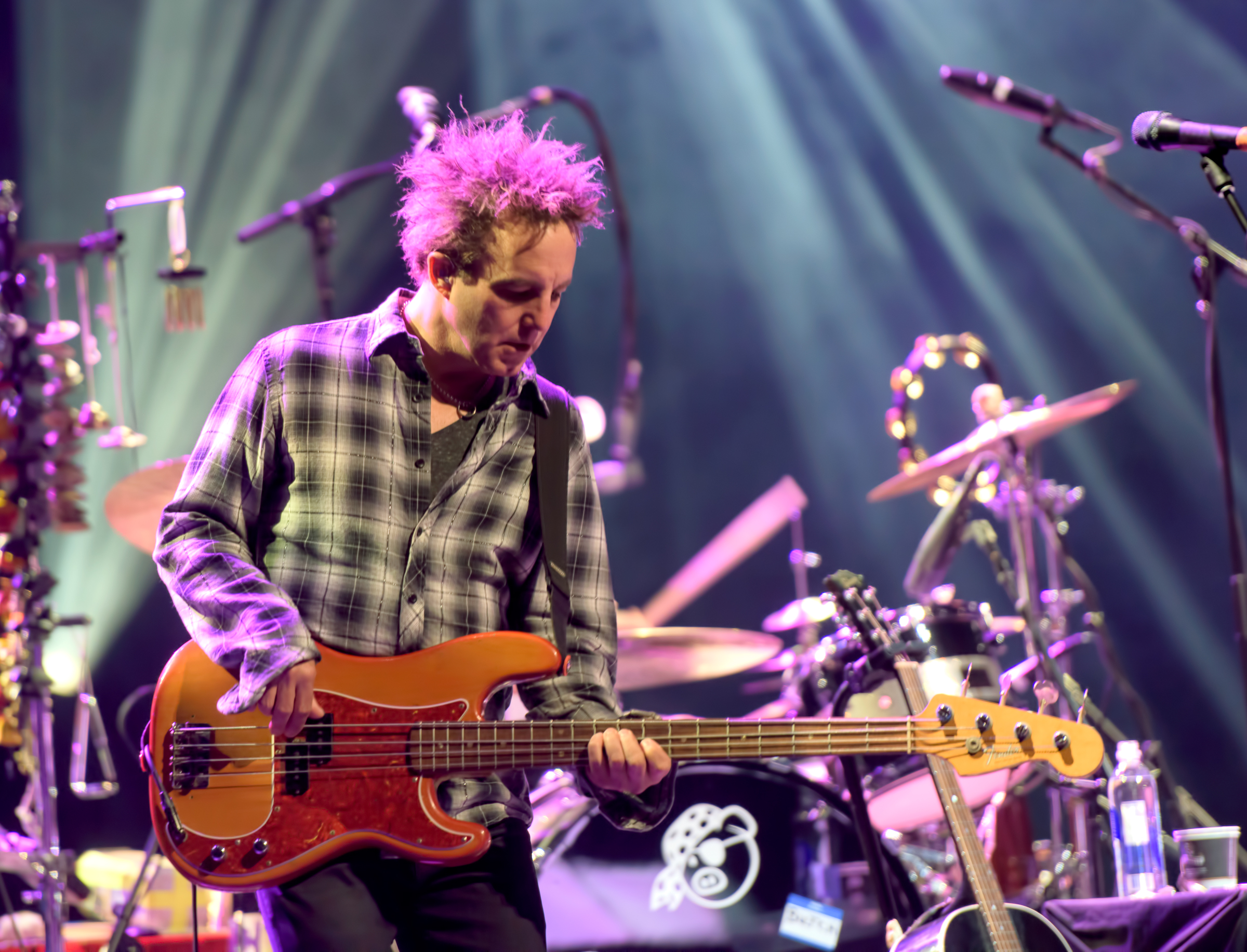 David Sutton with Lucinda Williams at the Montreal jazz Festival 2015