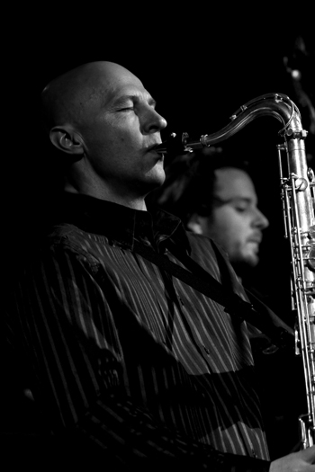 Wojciech Staroniewicz &Amp; Michal Baranski of w. Staroniewicz Quartet - Gdansk in Jan. 2008