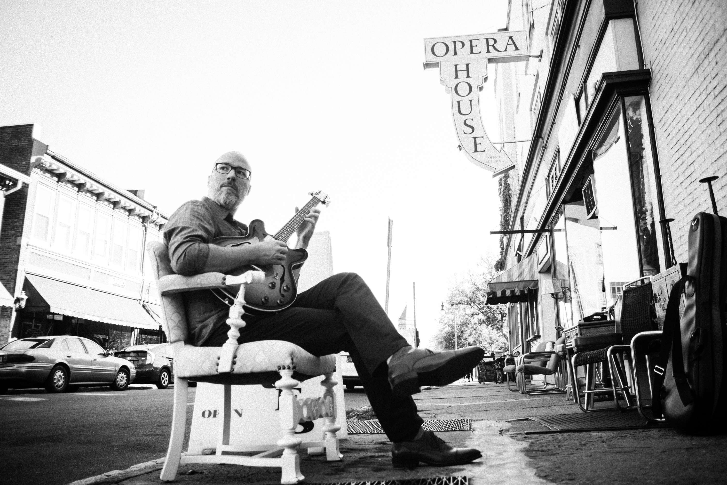 Guitarist Cameron Mizell photo by Eldon Phillips