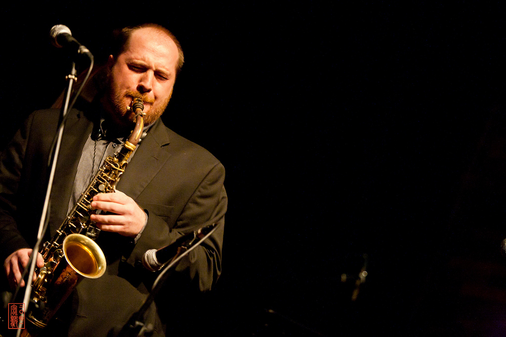 Patrick Terbrack on Saxaphone