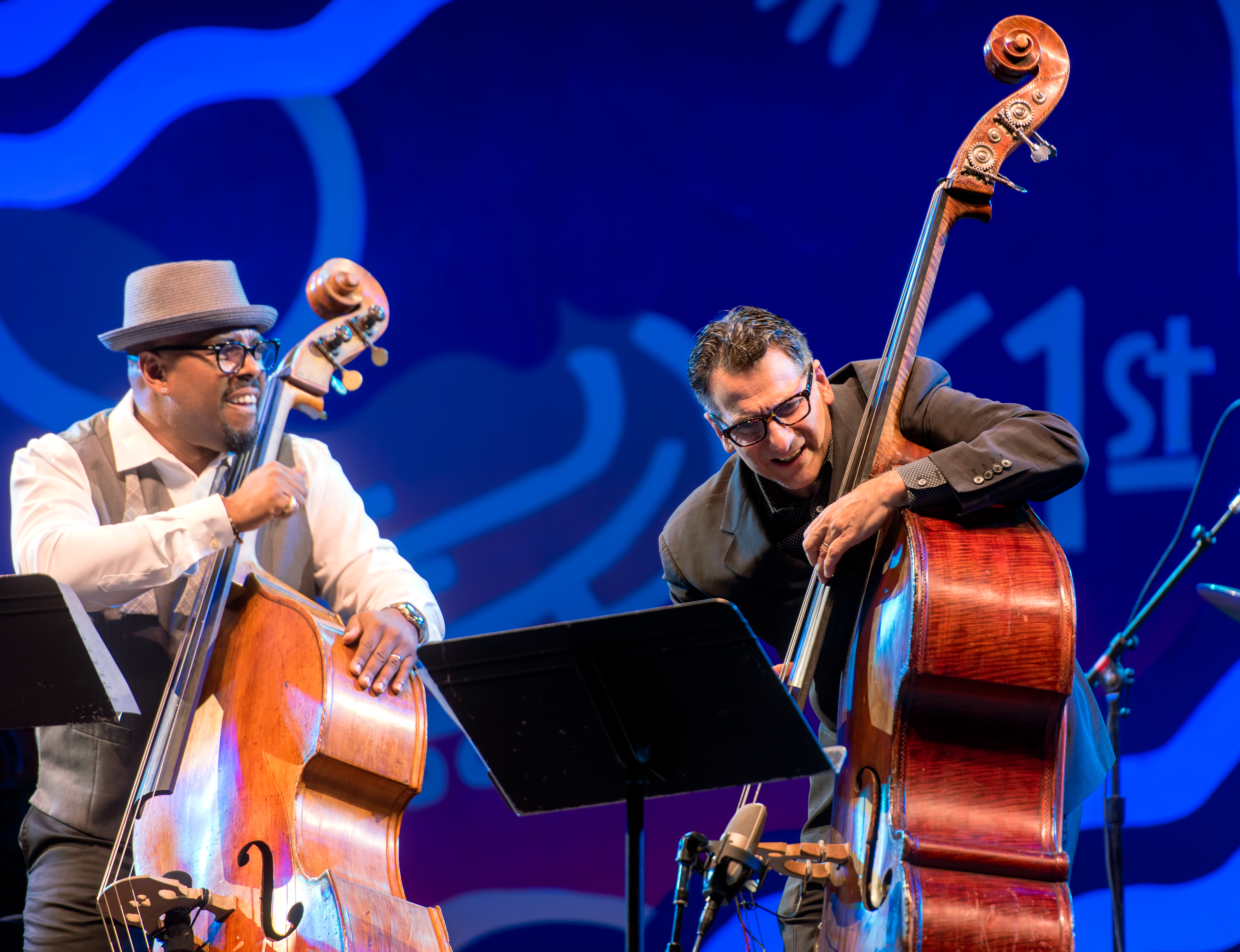 Christian McBride and John Patitucci with Remembering Ray Brown at the Monterey Jazz Festival 2018