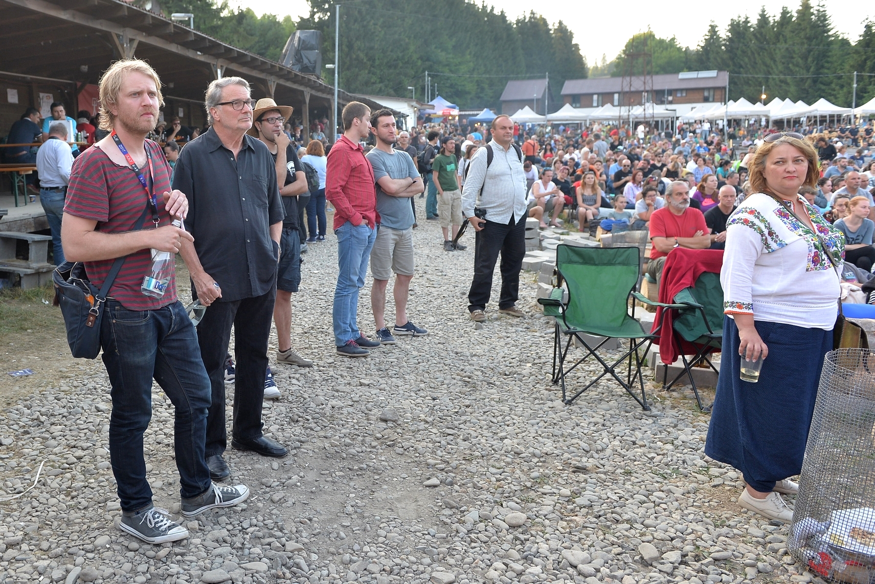 Jon Fält,Bobo Stenson in audience at Garana Jazz Festival 2017