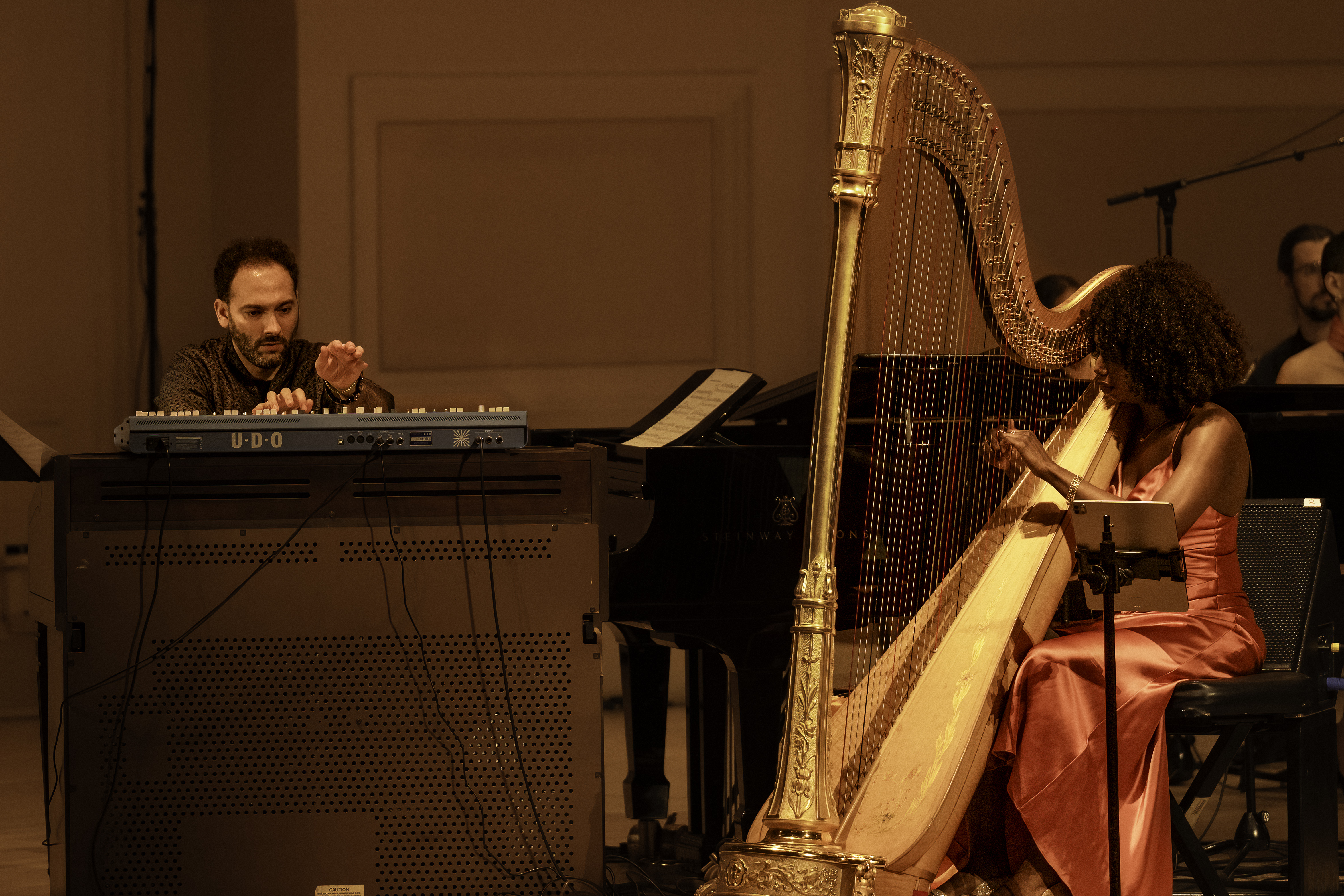 David Virelles and Brandee Younger with Cosmic Music: The Celestial Songs of Alice Coltrane