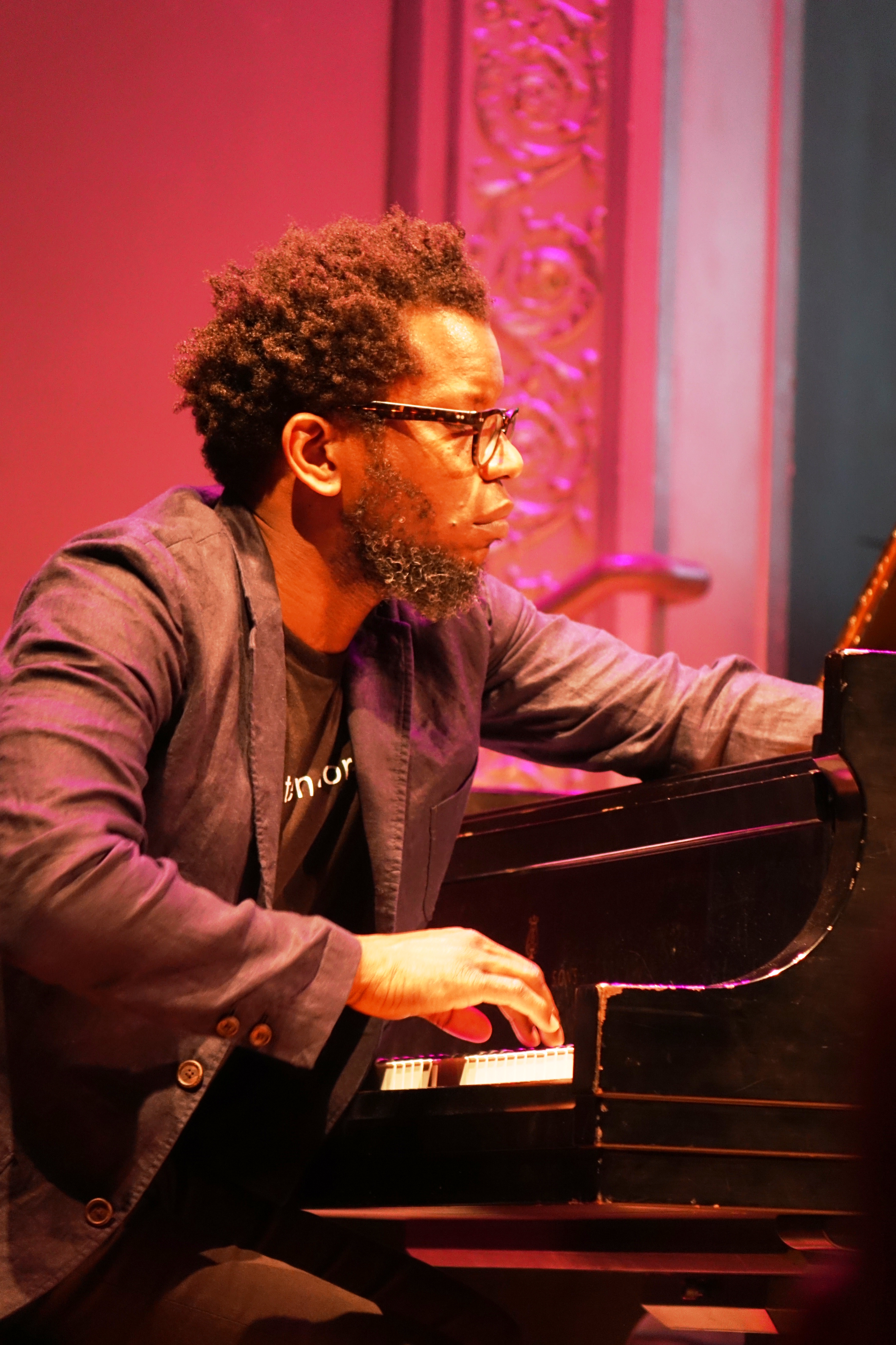 Aruan Ortiz at the Vision Festival at Roulette, Brooklyn in May 2018