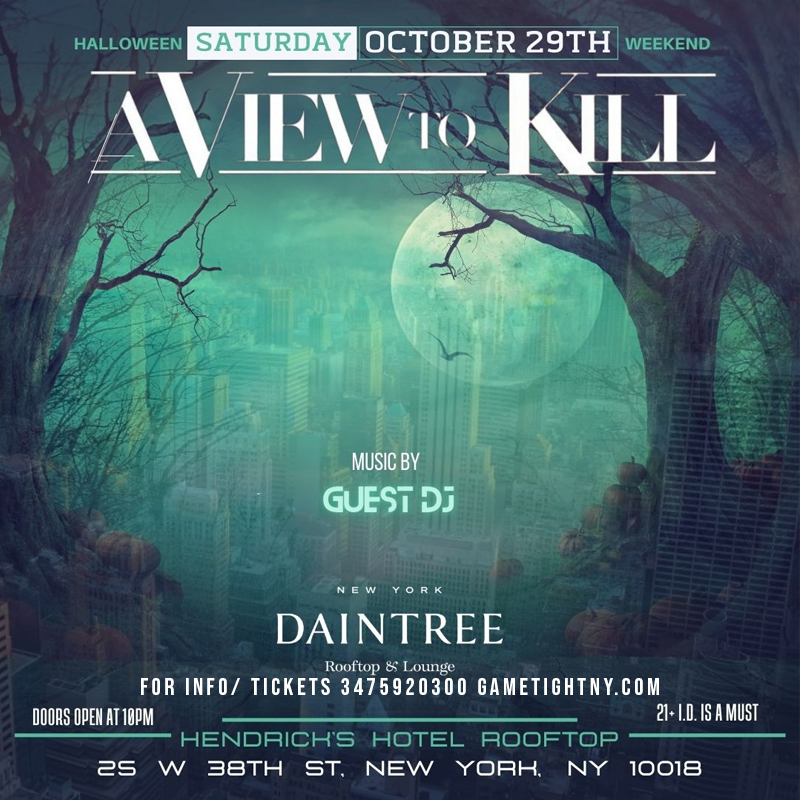 Daintree Rooftop Halloween Saturday Party General Admission 2022