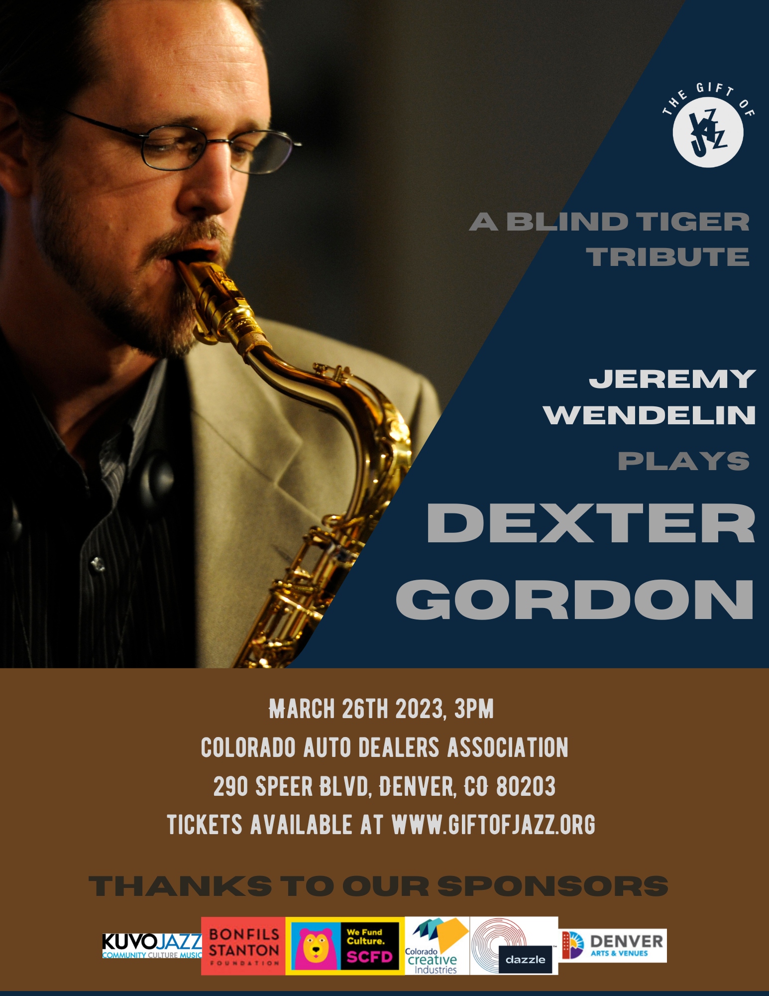 A Centennial Tribute to Dexter Gordon with Jeremy Wendelin