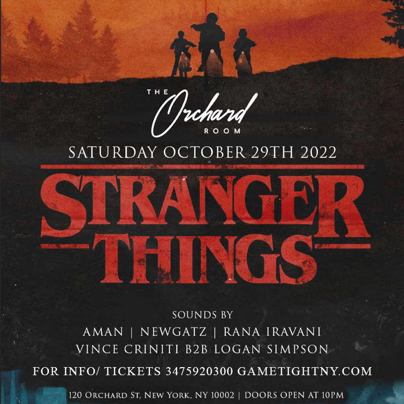 The Orchard Room Saturday Night Halloween Party General Admission 2022