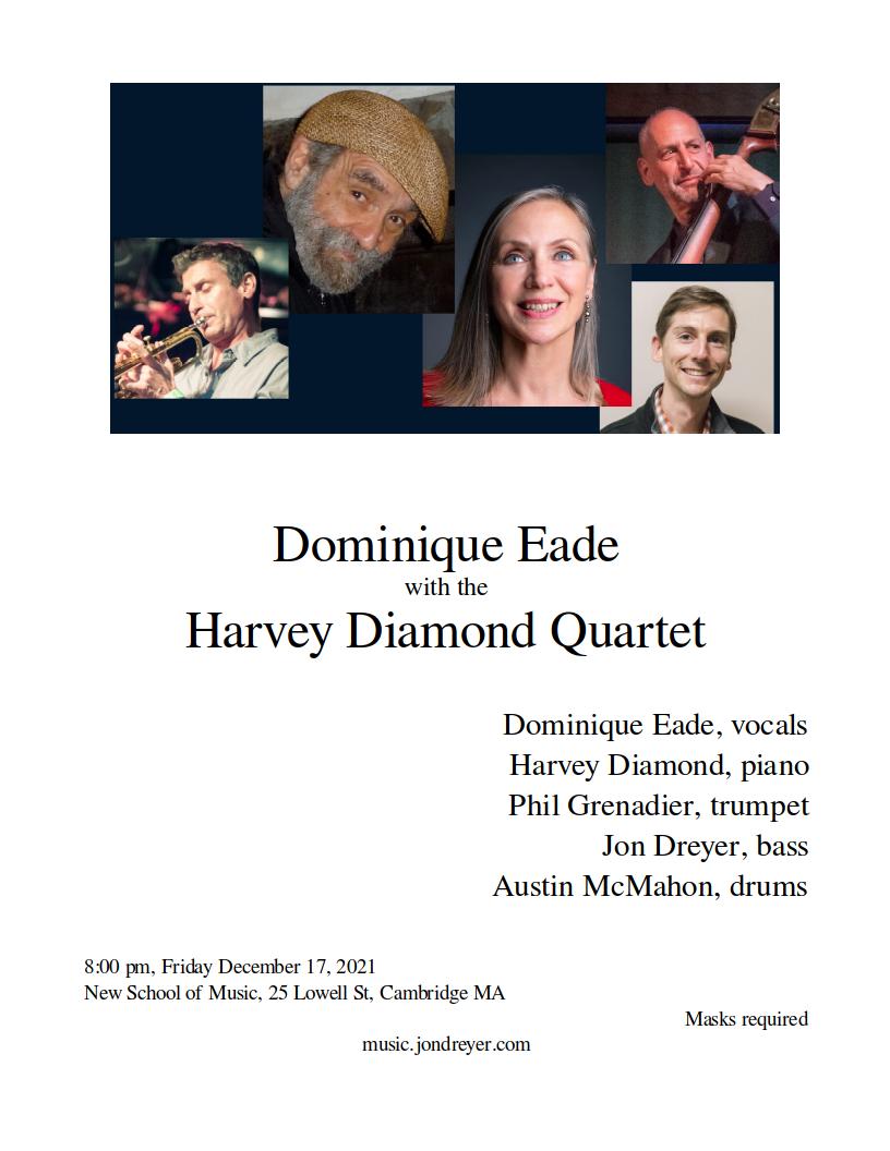 Dominique Eade With The Harvey Diamond Quartet
