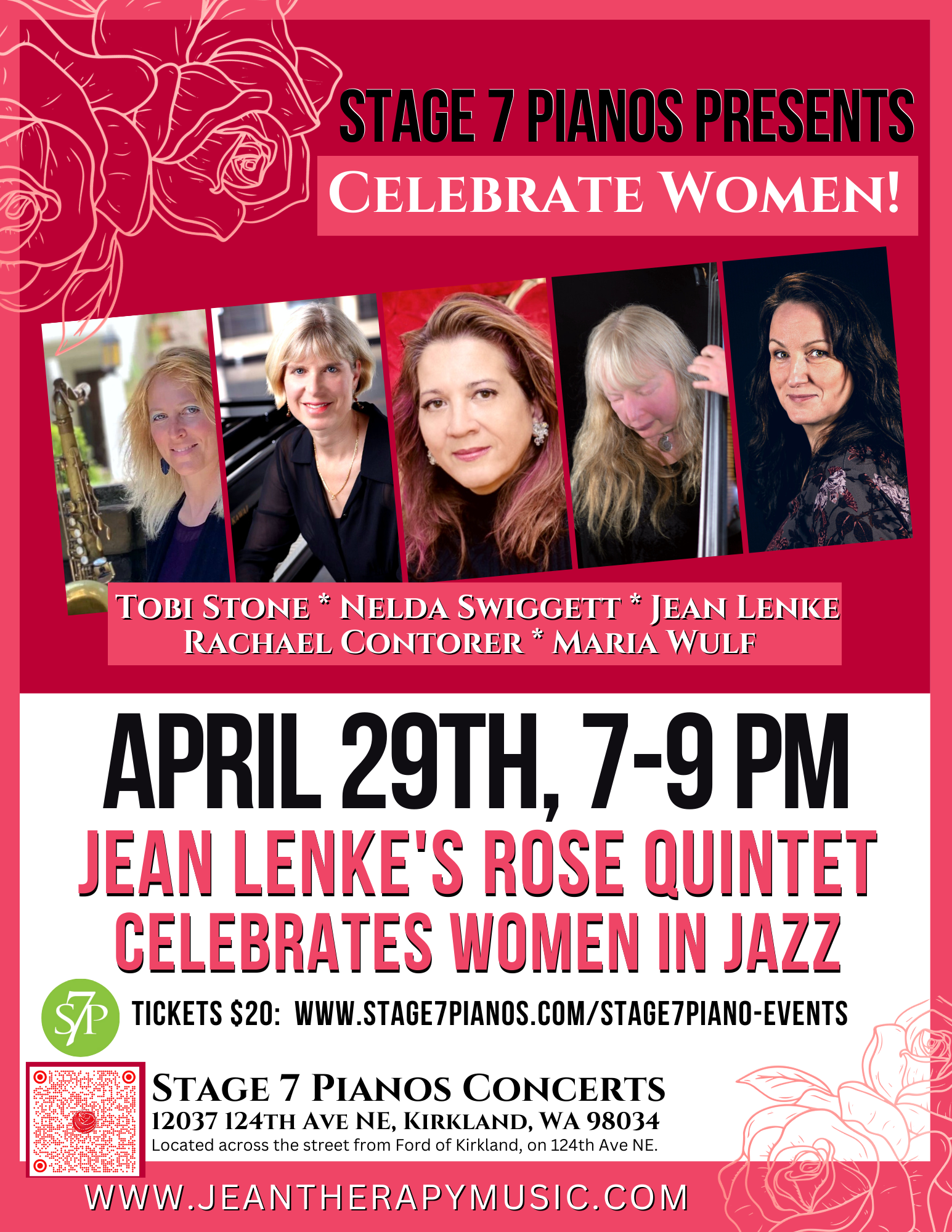 Jean Lenke's Rose Quintet Celebrates Women!