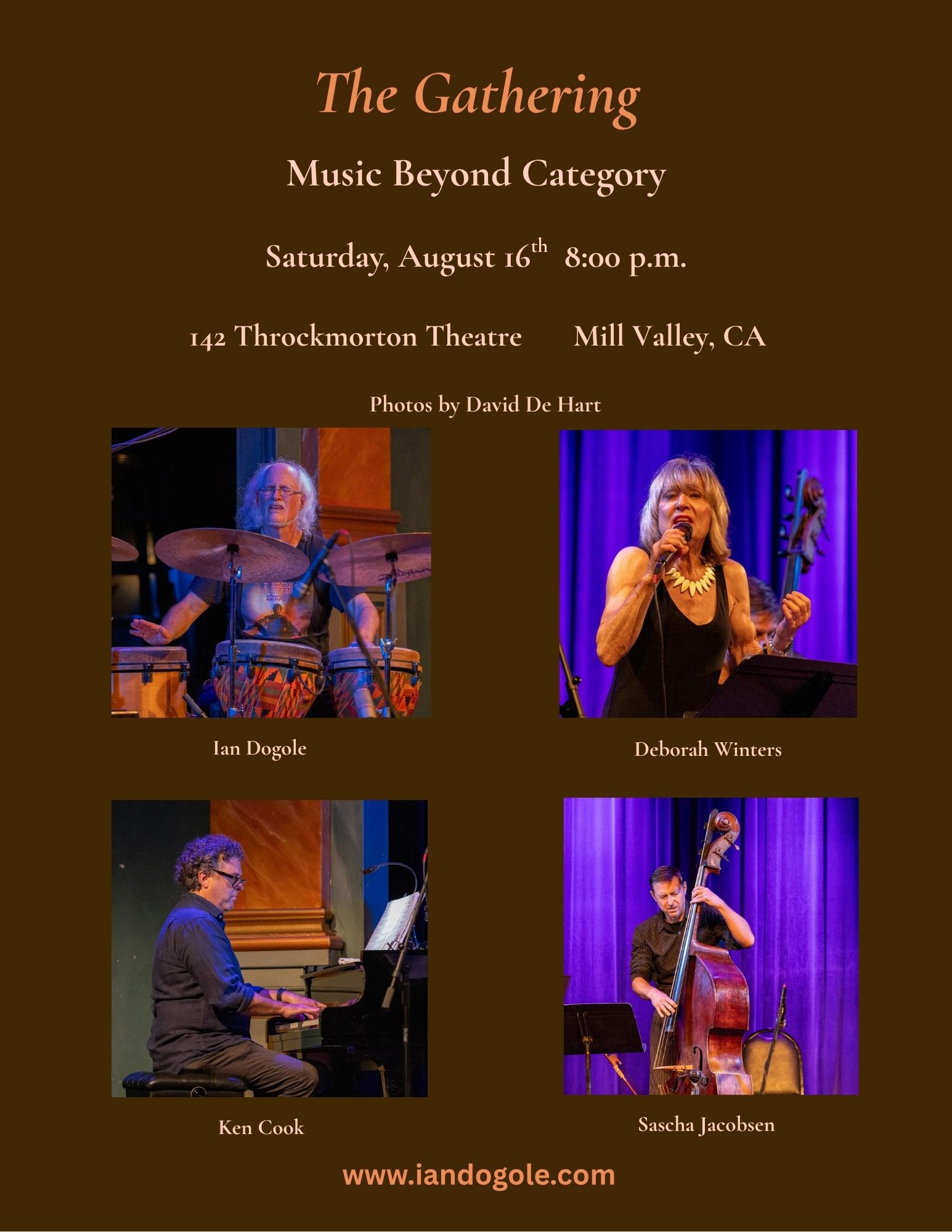 Ian Dogole, Deborah Winters, Ken Cook & Sascha Jacobsen