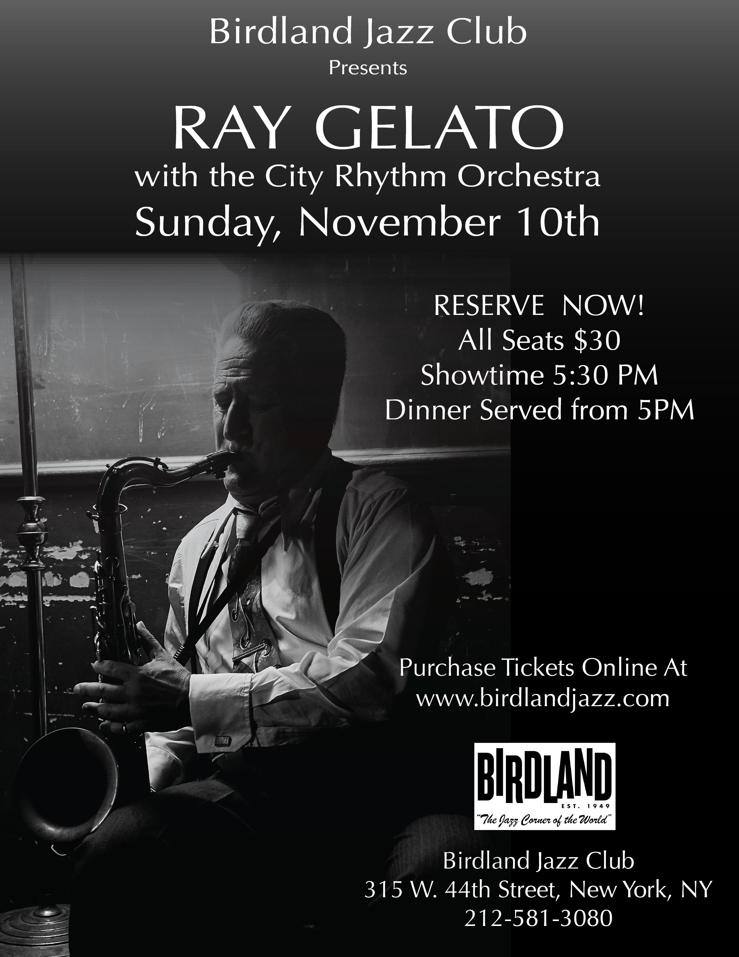 Ray Gelato With The City Rhythm Orchestra