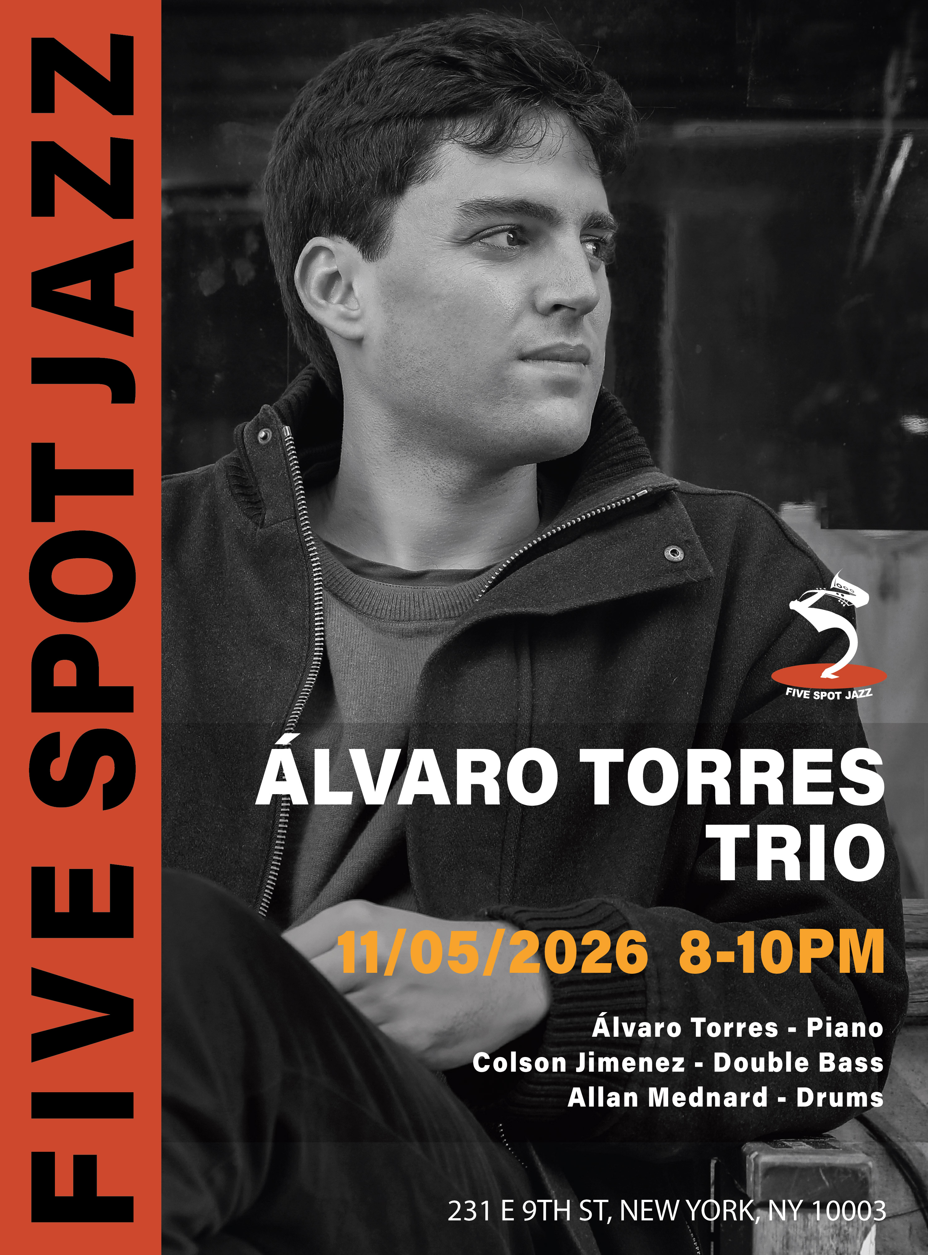 Álvaro Torres Trio — jazz photo by FIVE SPOT JAZZ | All About Jazz