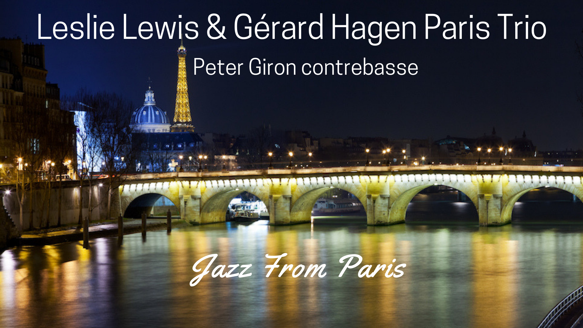 Lelie Lewis Gerard Hagen Paris Trio.
