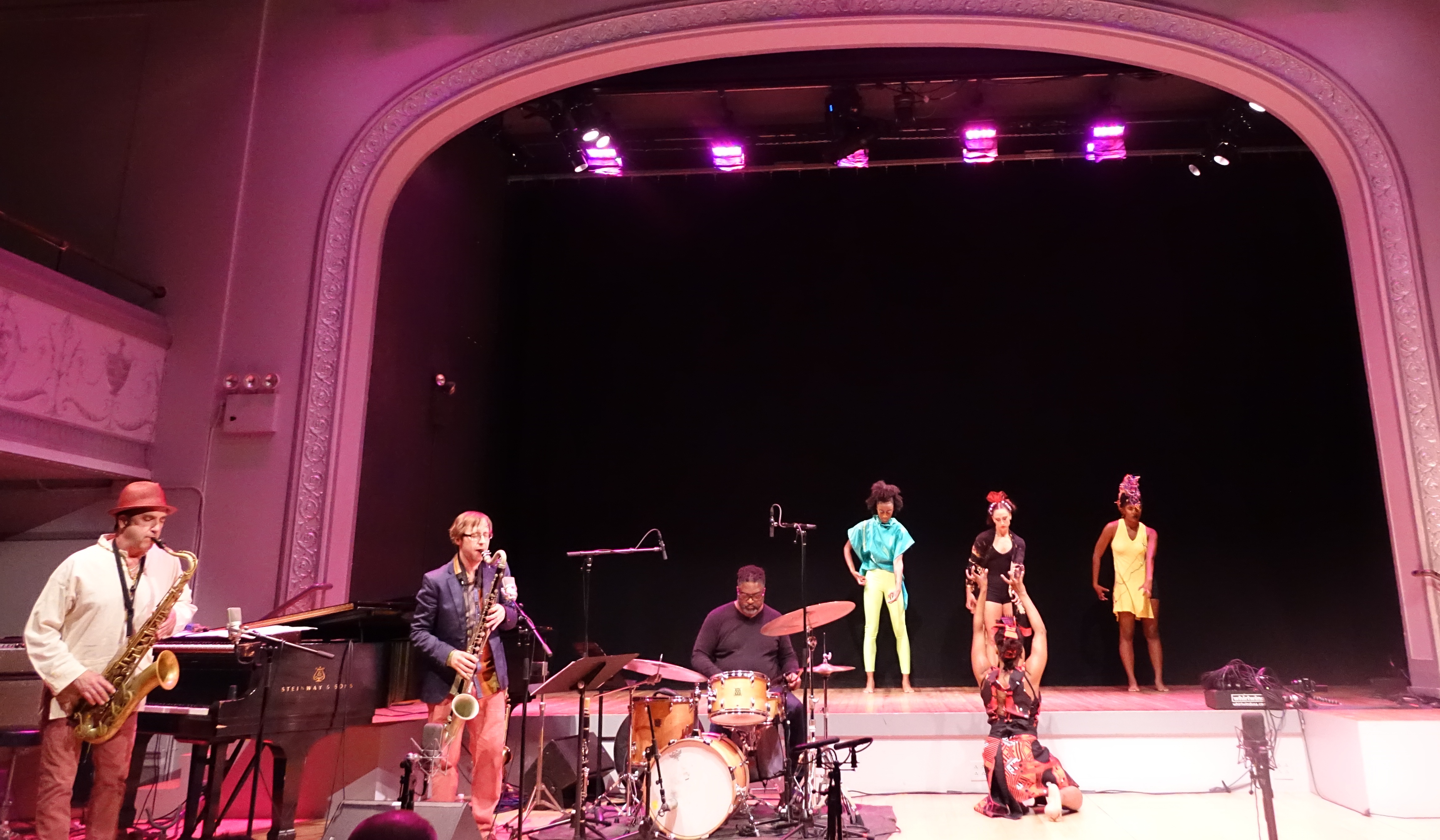 Davalois Fearon Dance at the Vision Festival in Roulette, Brooklyn in June 2019