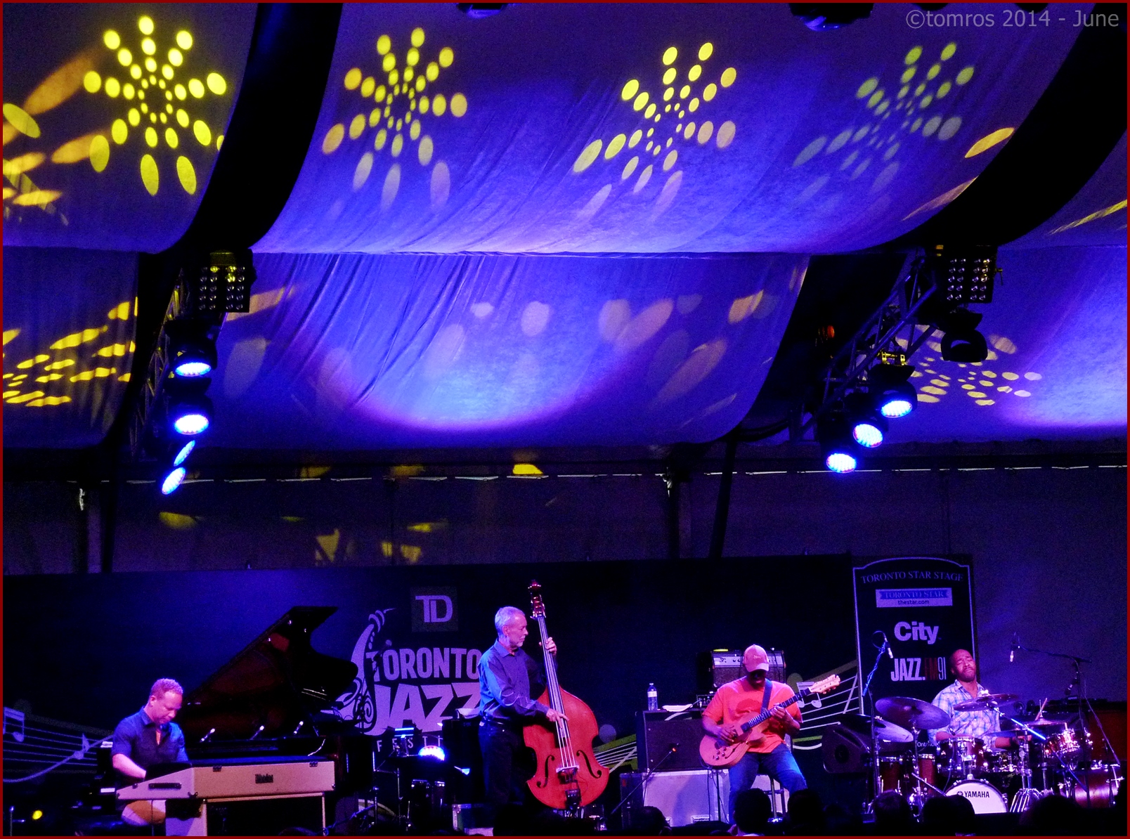 Prism (Dave Holland quartet) at Toronto Jazz Festival, June 26, 2014.