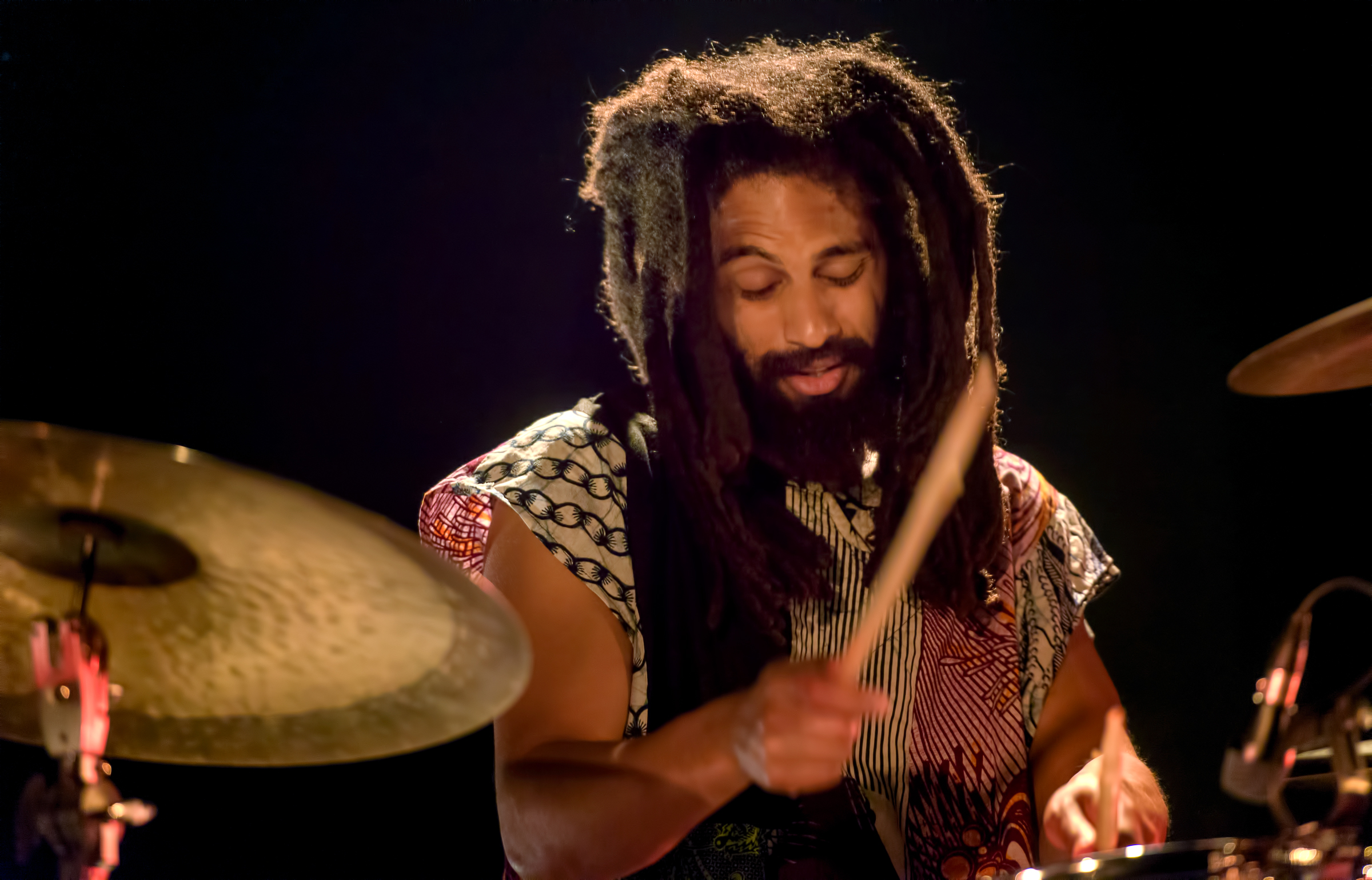 Eddie Hick with the Sons of Kemet at The Montreal International Jazz Festival 2018