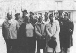 Margie Evans, Carey and Lurrie Bell, Odie Payne, Sunnyland Slim, Louisiana Red, Hubert Sumlin, John Cephas and Phil Wiggins in Hamburg, Germany