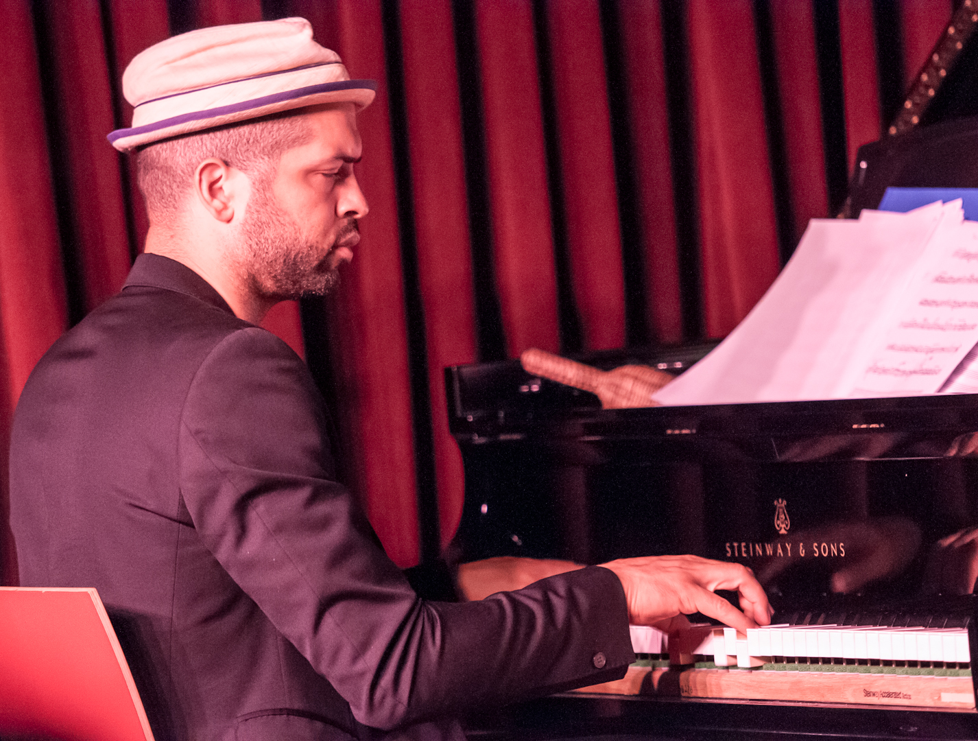 Jason Moran with the Jenny Scheinman Quartet at the Village Vanguard