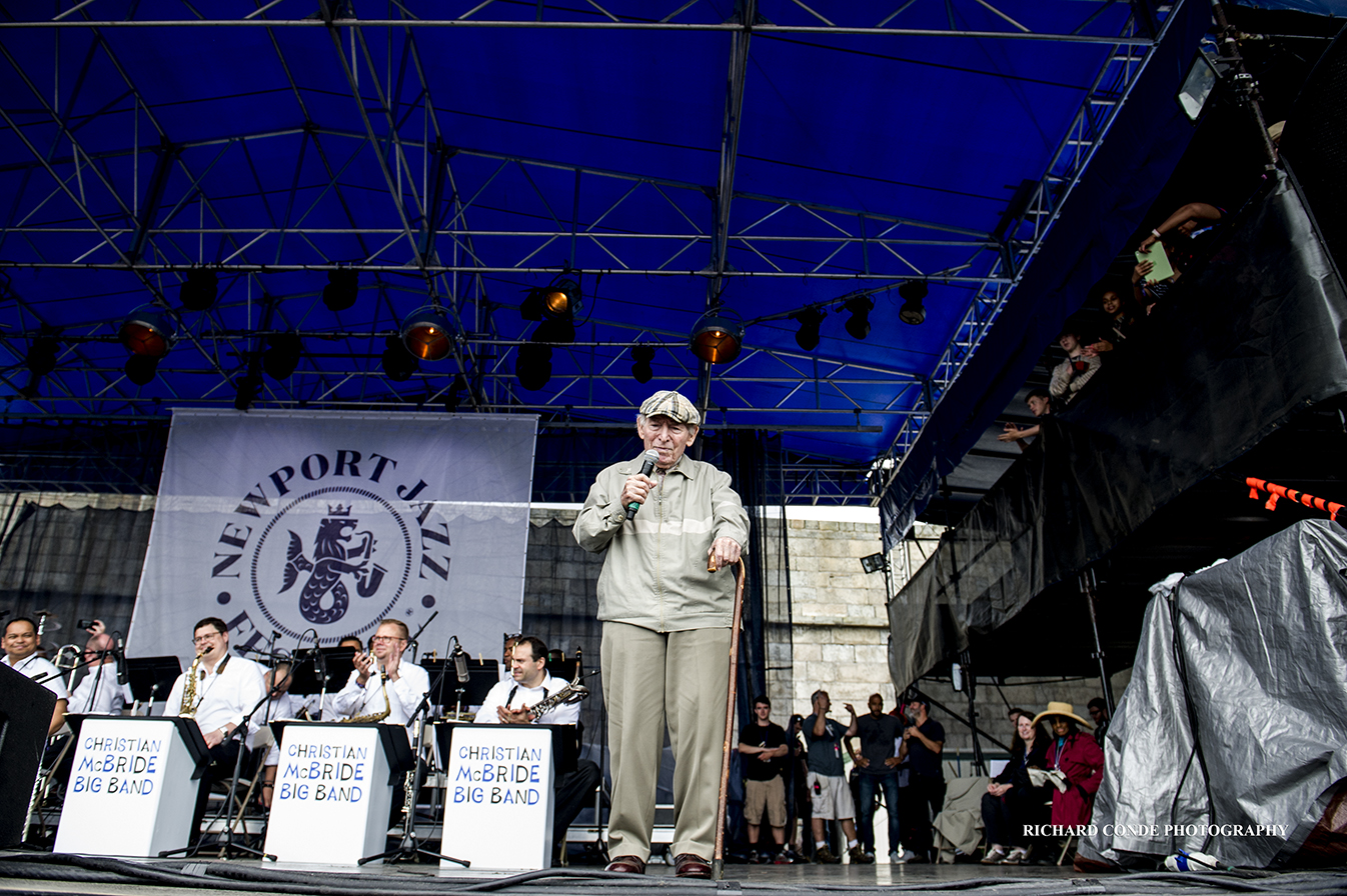 George Wein at the 2017 Newport Jazz Festival