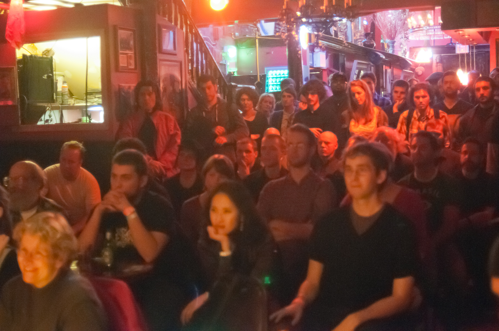 Kenny's Castaways Audience at Rudresh Mahanthappa Performance Nels Cline with Jenny Scheinman's Mischief and Mayhem at the Winter Jazzfest 2012