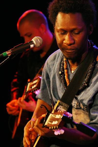 Kara and Jeremy Tordjman with "Kara" at the Sud Des Alpes, Amr, Geneva, Switzerland, March 2006