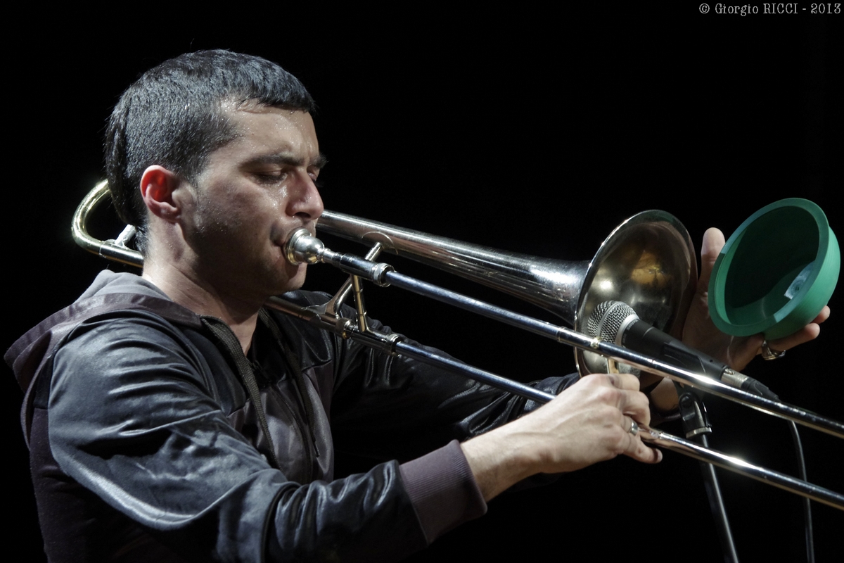 Gianluca petrella, crossroads 05/04/2013, dozza (bologna), italy