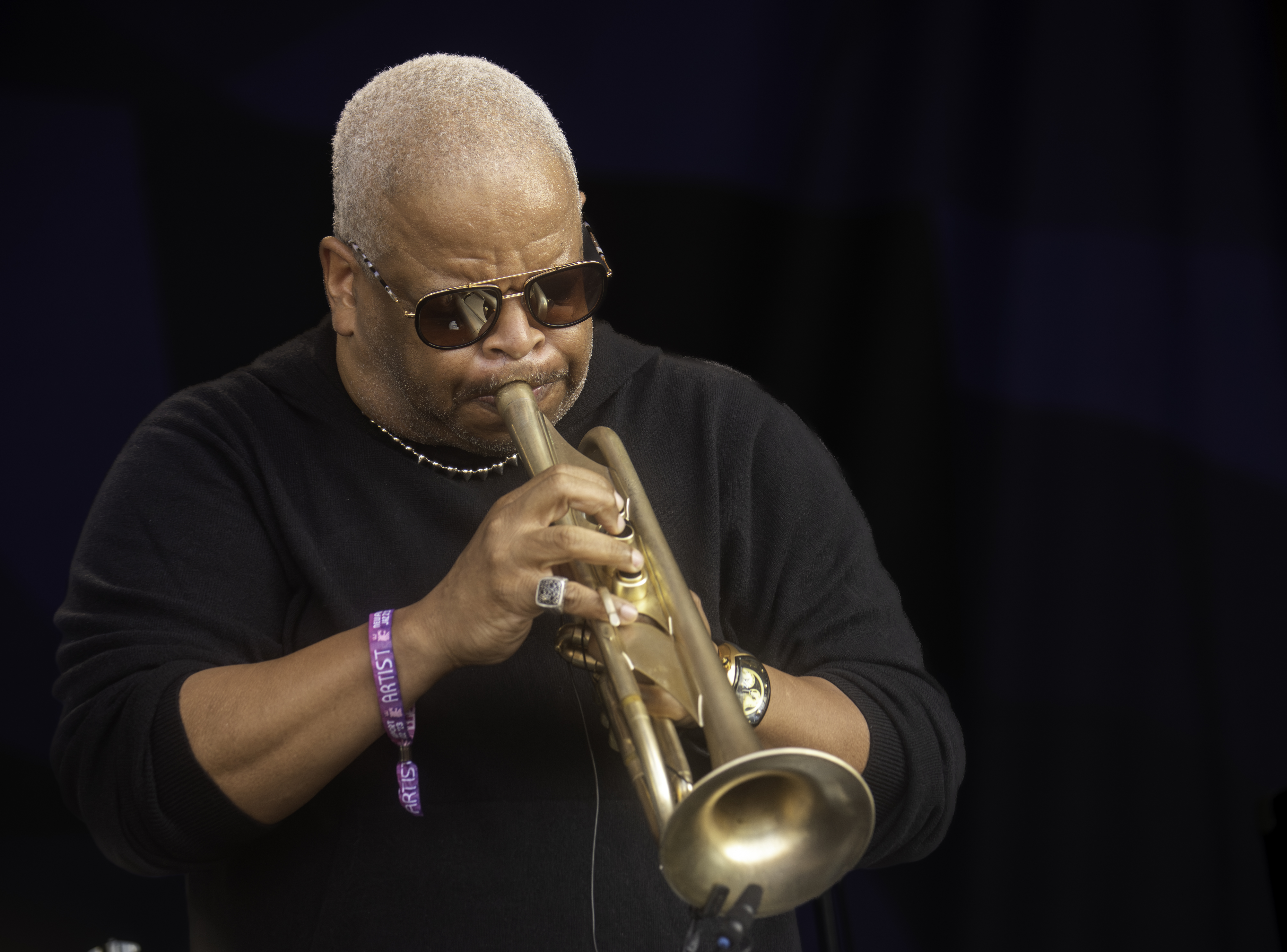 Terrence Blanchard with Herbie Hancock at The Newport Jazz Festival 2023