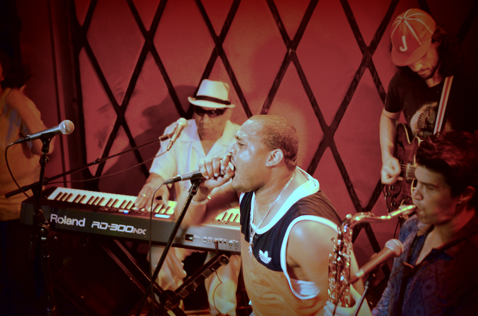 Glen David Andrews at Rockwood Music Hall in Nyc on 6-18-14