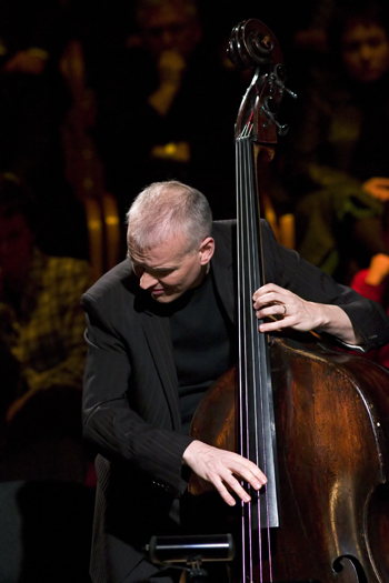 Lars Danielsson of Leszek Mozdzer Trio in Gdansk/Poland in Dec. 2005