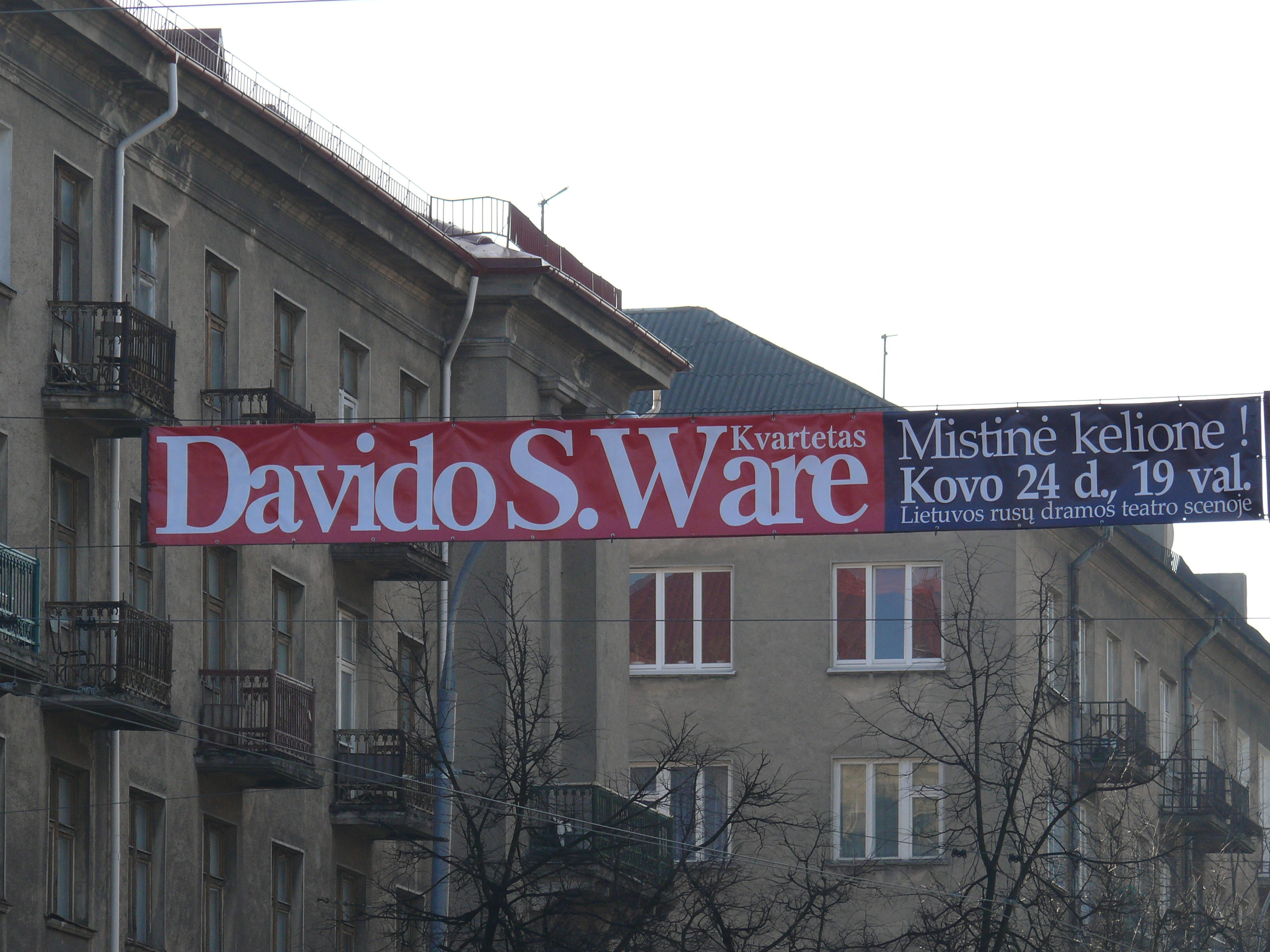 David S Ware Concert, Live in Vilnius