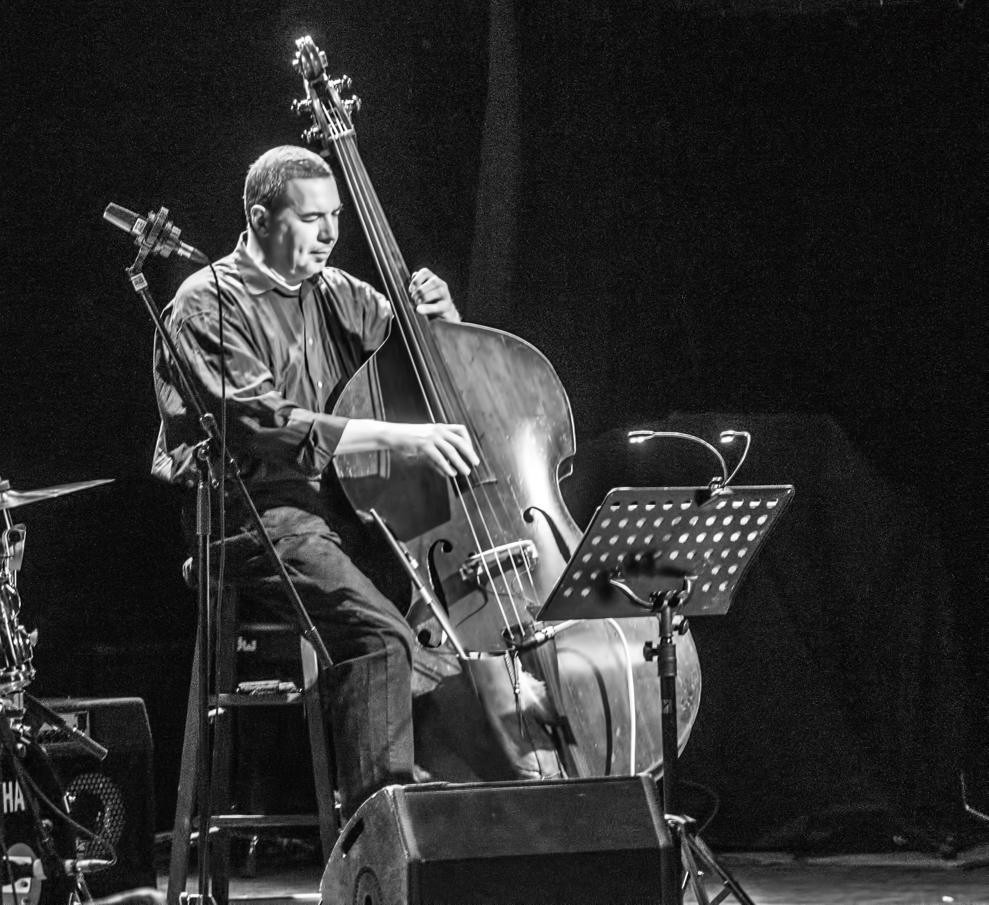 Normand Guilbeault with Trio Derome Guilbeault Tanguay at the Montreal International Jazz Festival 2015