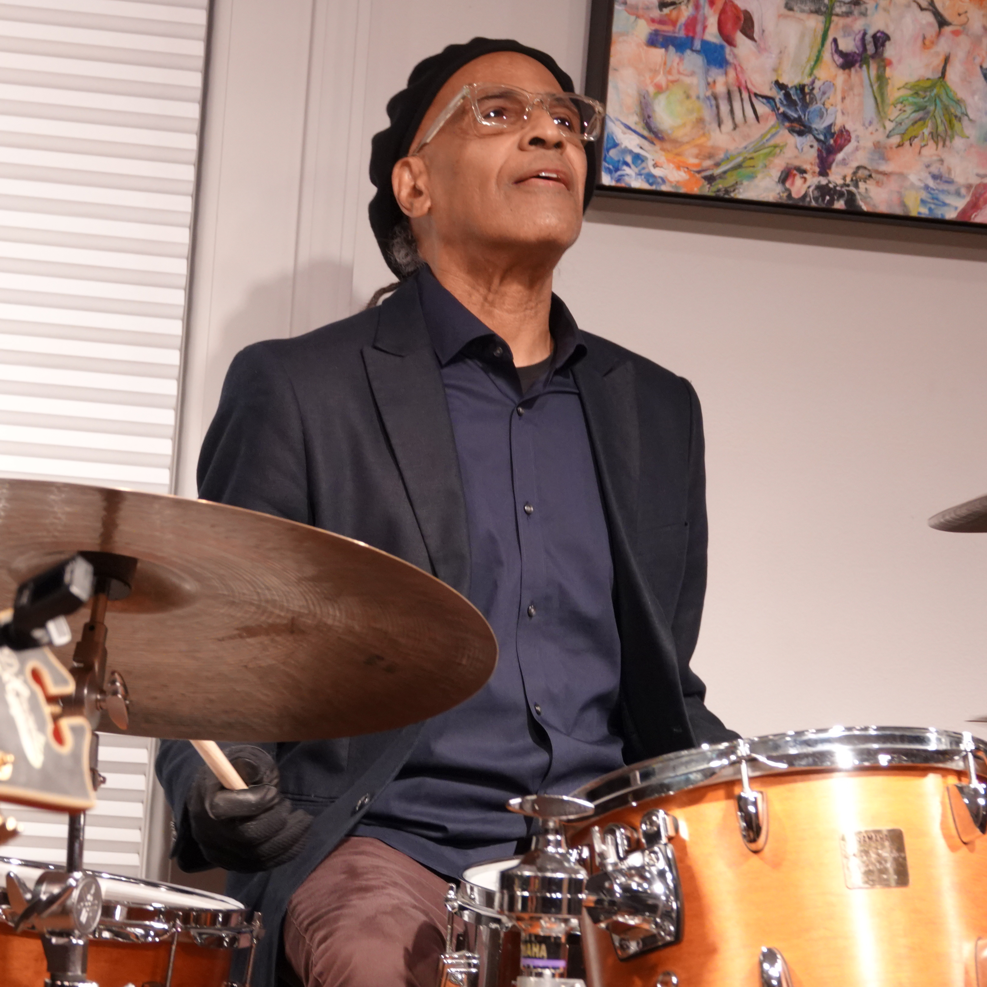 Tani Tabbal at Edgefest 2026 — jazz photo by Frank Rubolino | All About Jazz