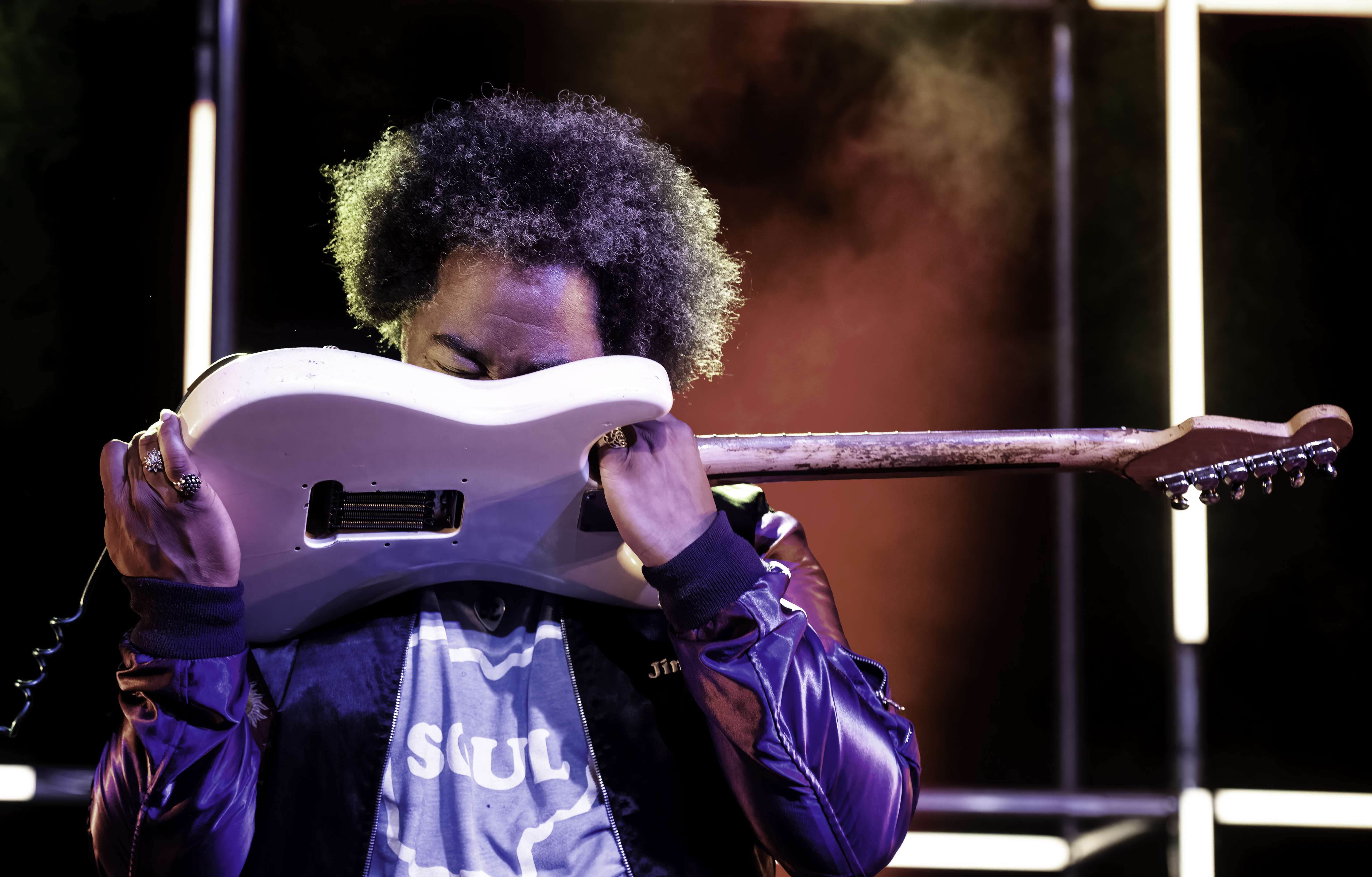 Jimmy James with the Delvon Lamarr Organ Trio at the Montreal Jazz Festival