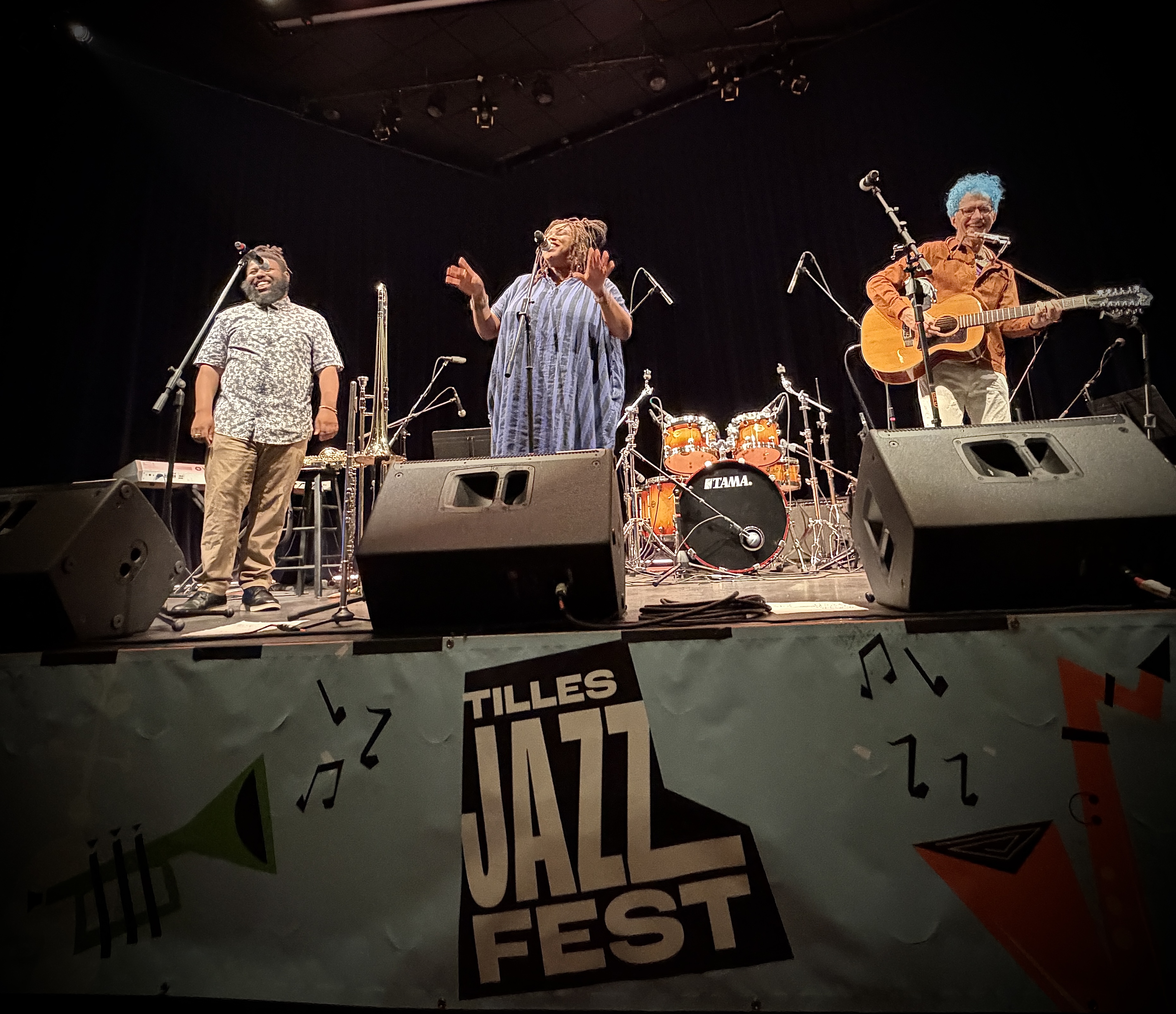 Dan & Claudia Zanes with Tyree Austin — jazz photo by Dan Bilawsky | All About Jazz