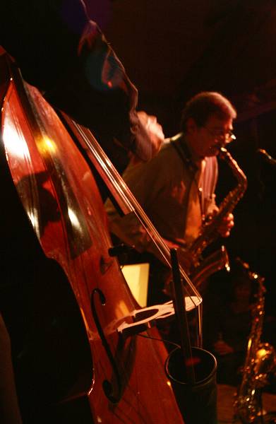 Manu Hagmann and Rene Hagmann with "Swing Session" at la Ferme Marignac, Geneva, Switzerland, 2006