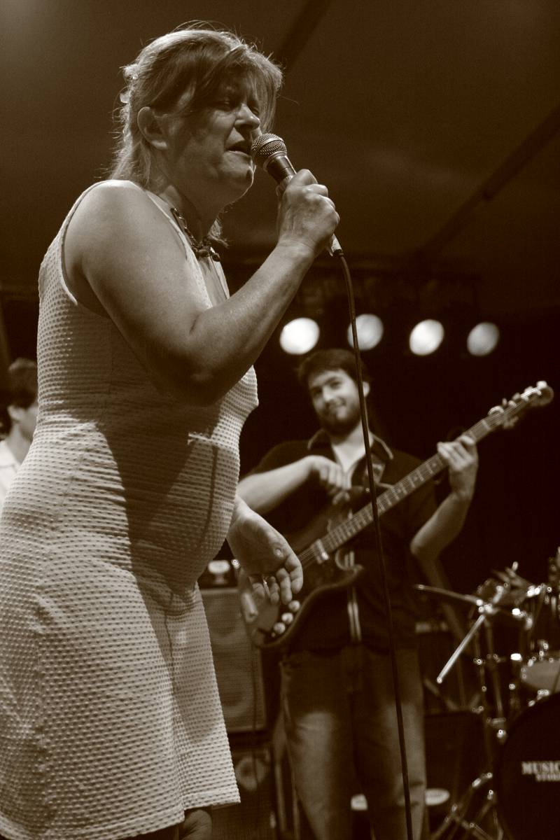 Singer Unknown and Cyril Moulas at "Fete de la Musique", Geneva, Switzerland,2005